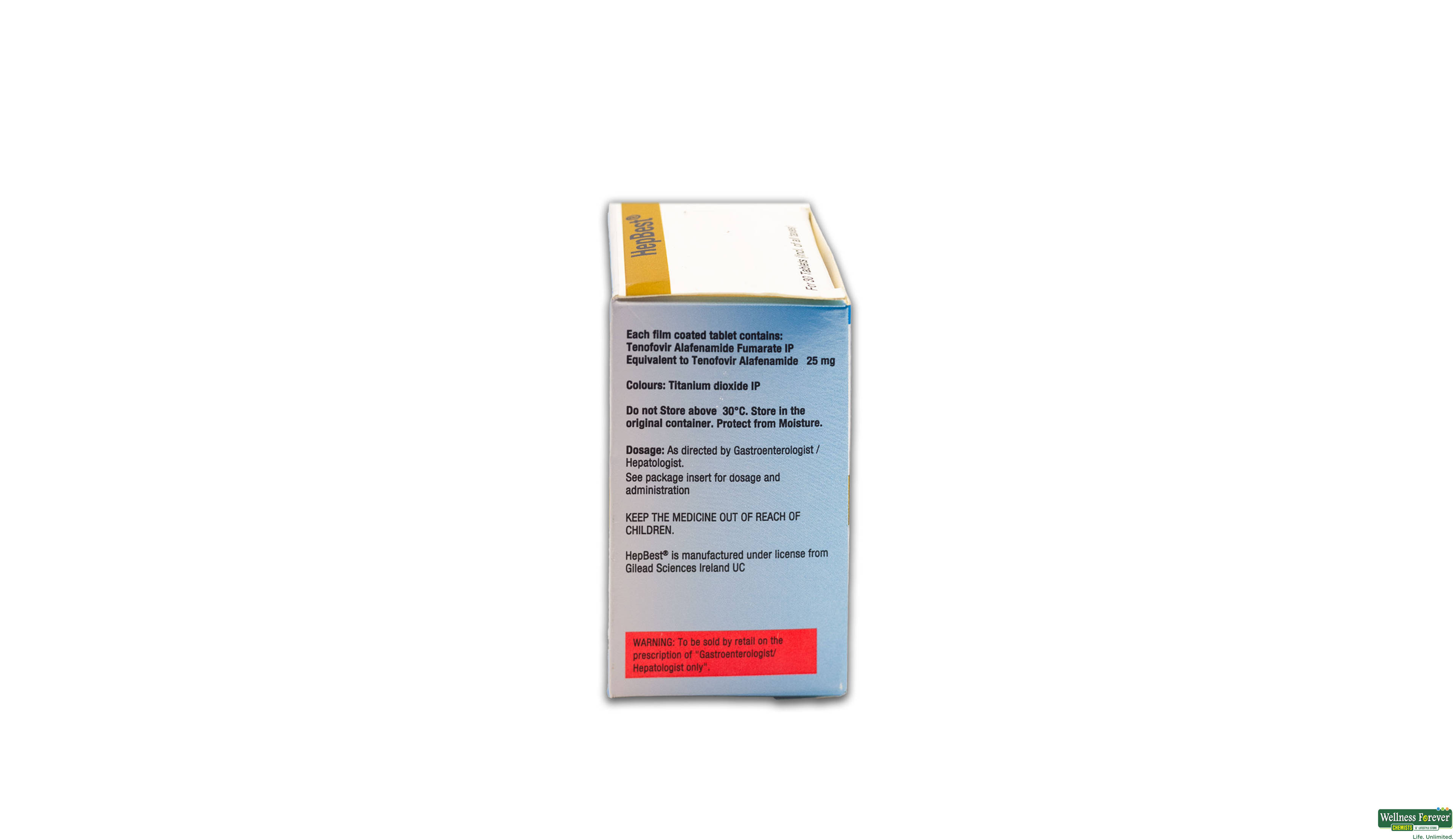 HEPBEST 25MG 30TAB- 2, 30TAB, 