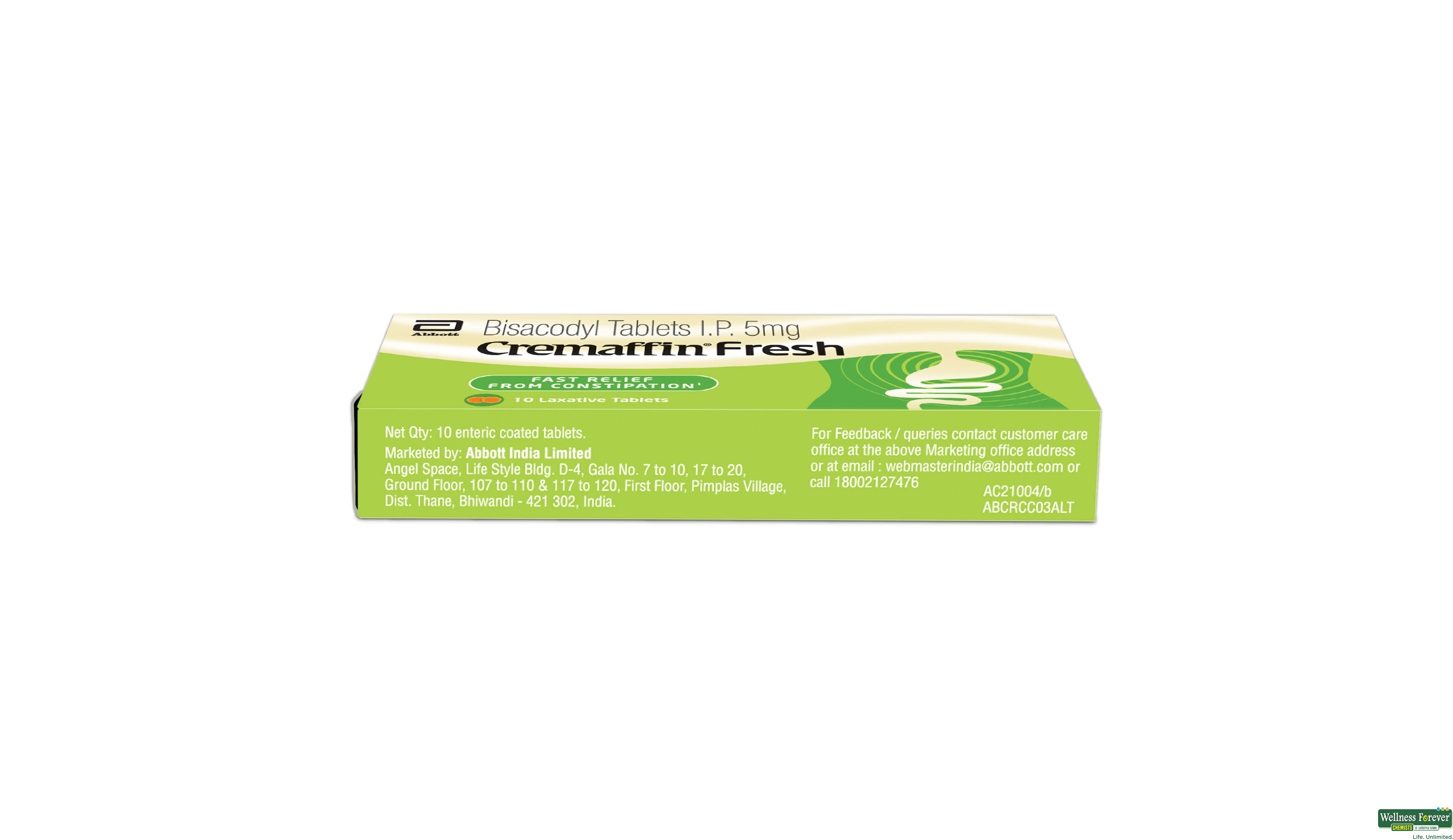 CREMAFFIN FRESH 5MG 10TAB- 3, 10TAB, 