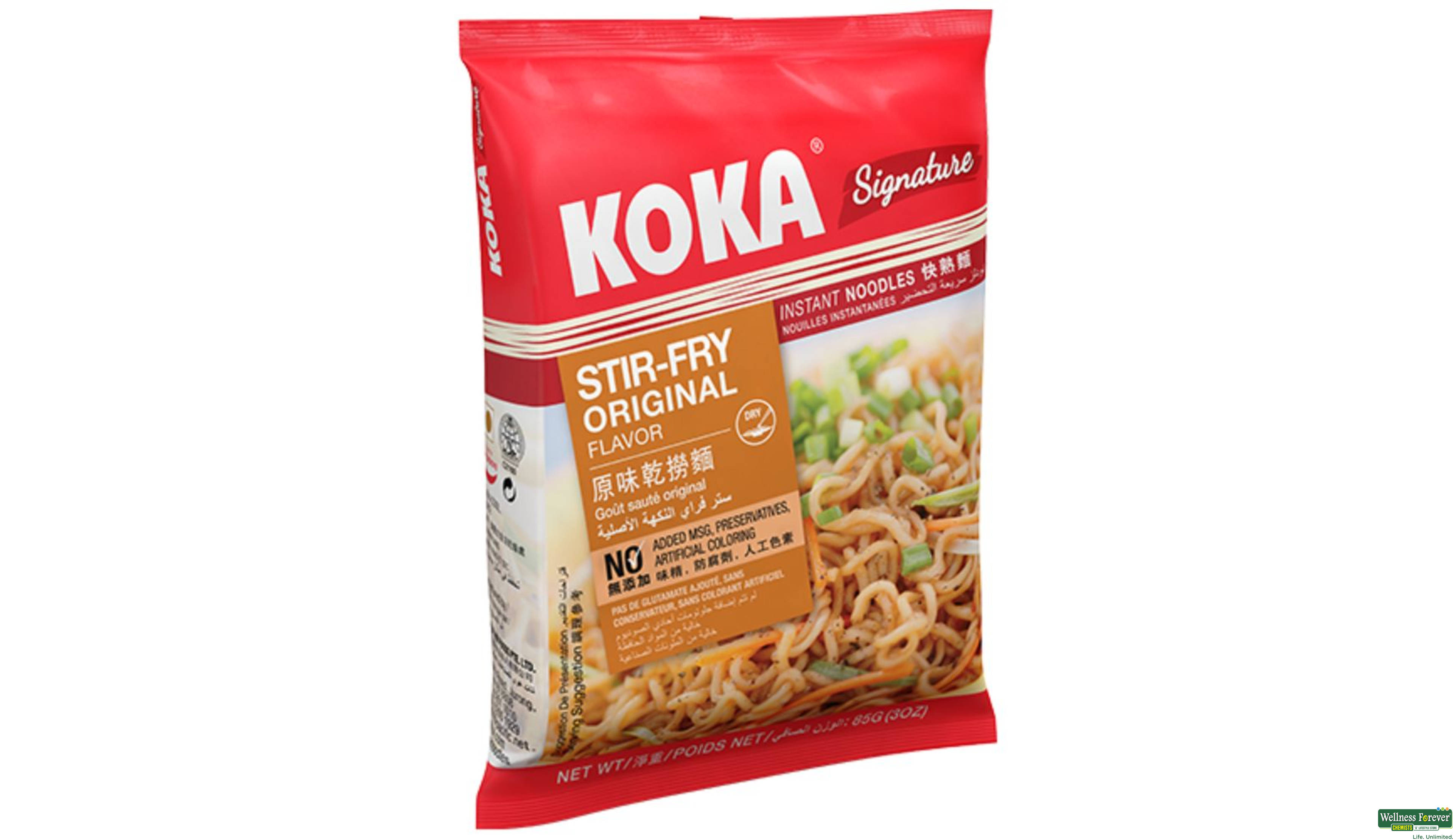 KOKA NOODLE ORIG STIR FRIED 85GM- 1, 85GM, 