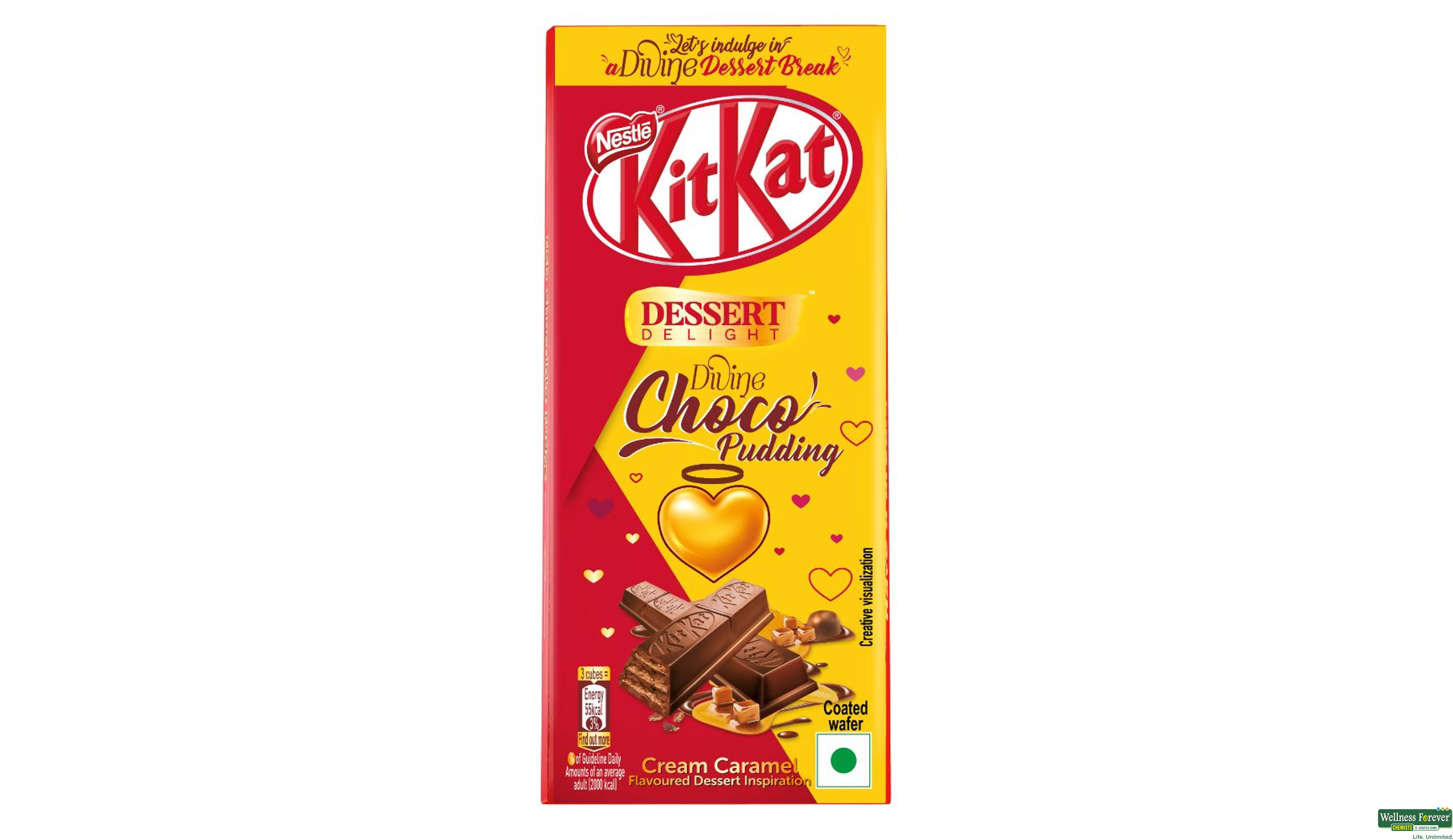NEST CHOC KITKAT CARAMEL COATED WAFER 50GM- 1, 50GM, 
