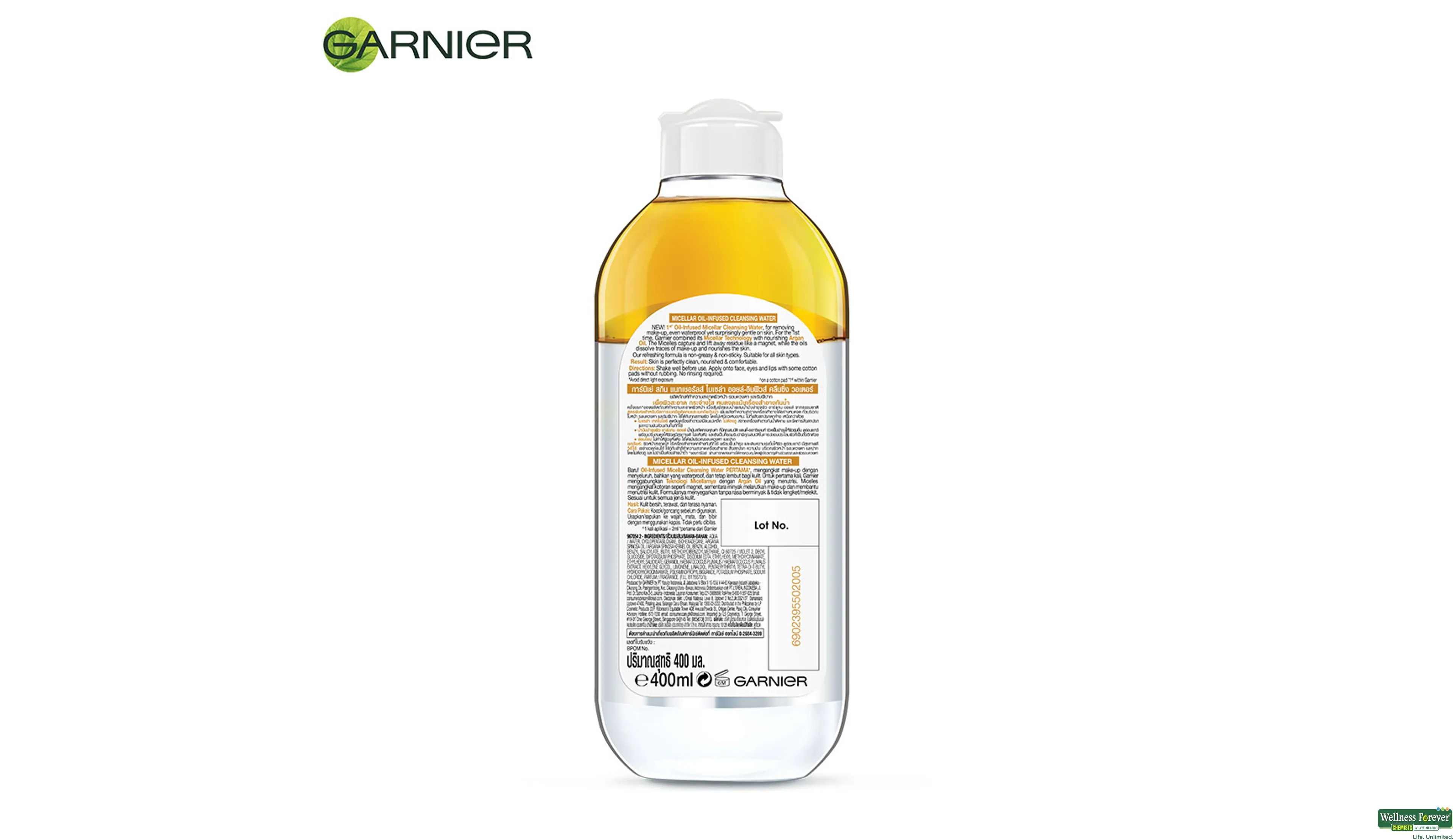 Garnier micellar cleansing water 400ml hotsell