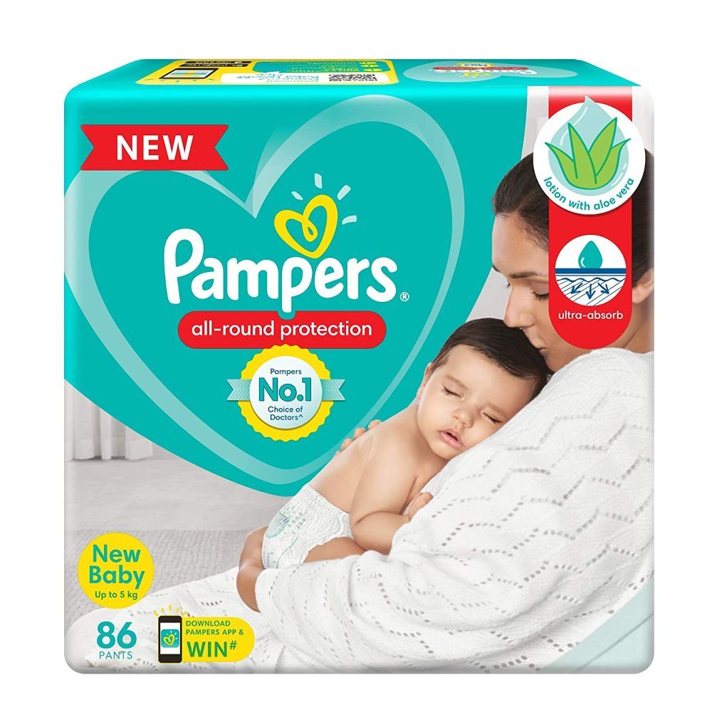 Buy Pampers Pure Protection Baby Diapers Size 4, 28pcs Online