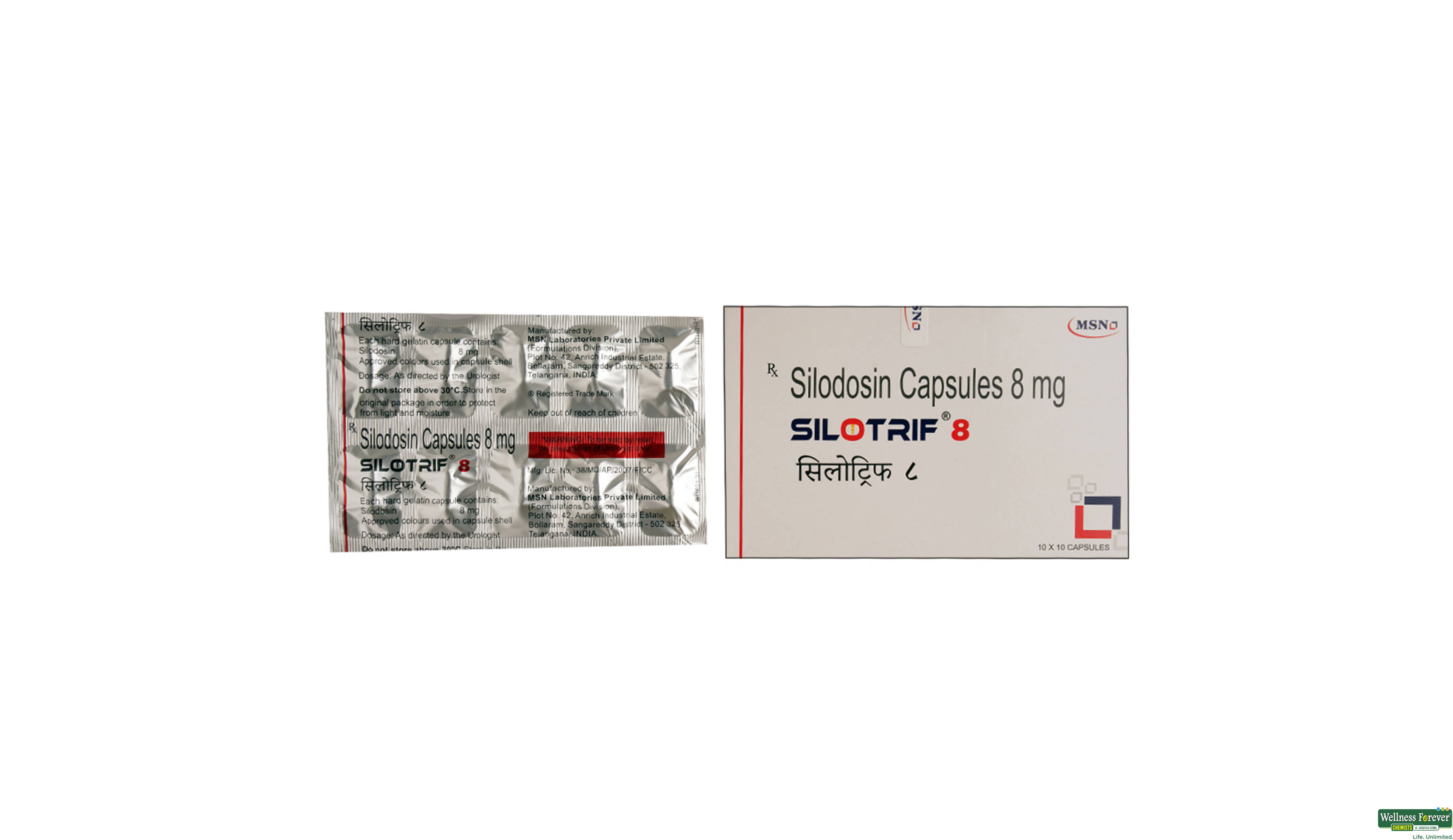 SILOTRIF 8MG 10CAP ##- 1, 10CAP, null