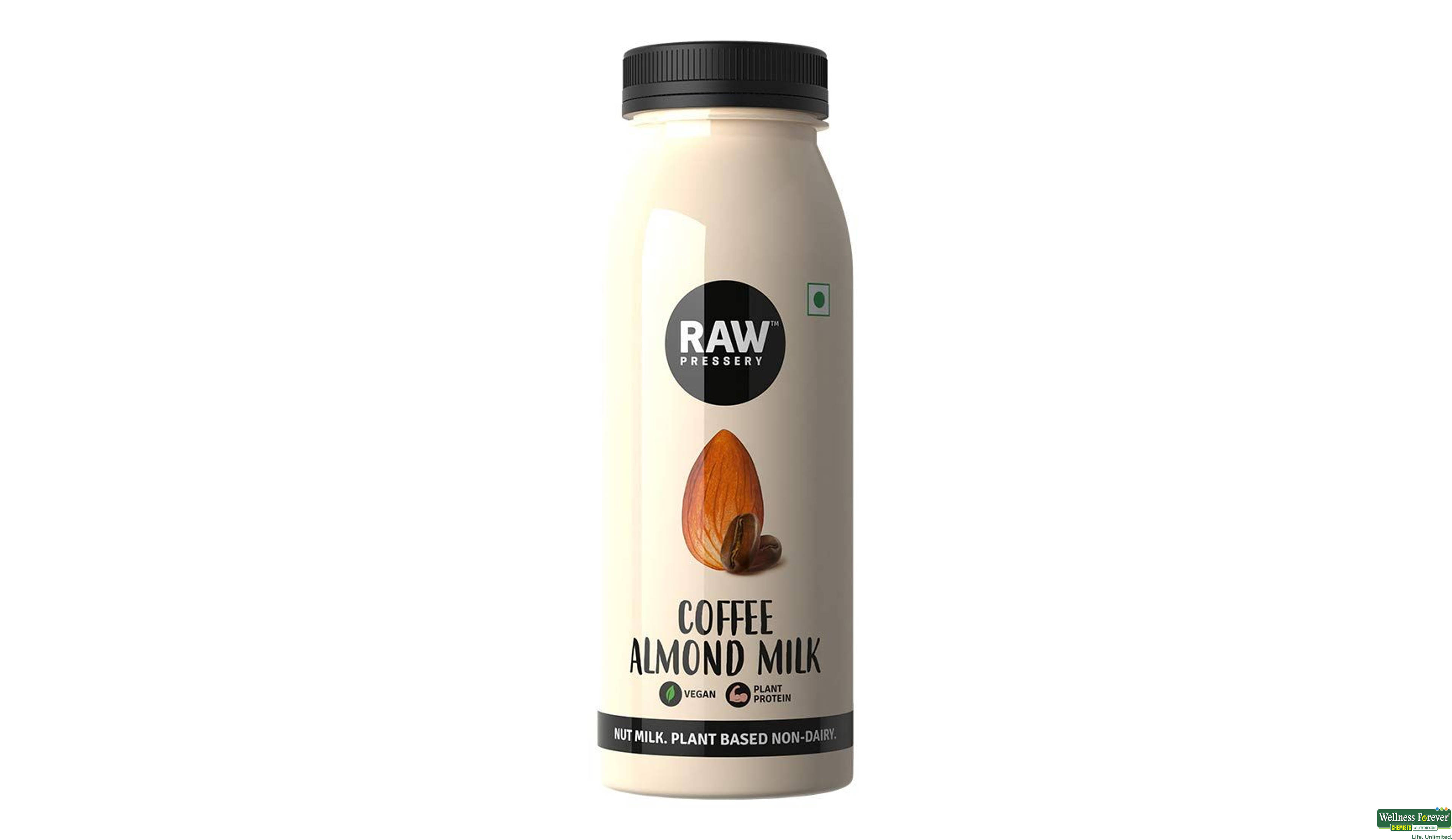 RAW PRESSERY ALMOND MILK COFFEE 200ML- 1, 200ML, null