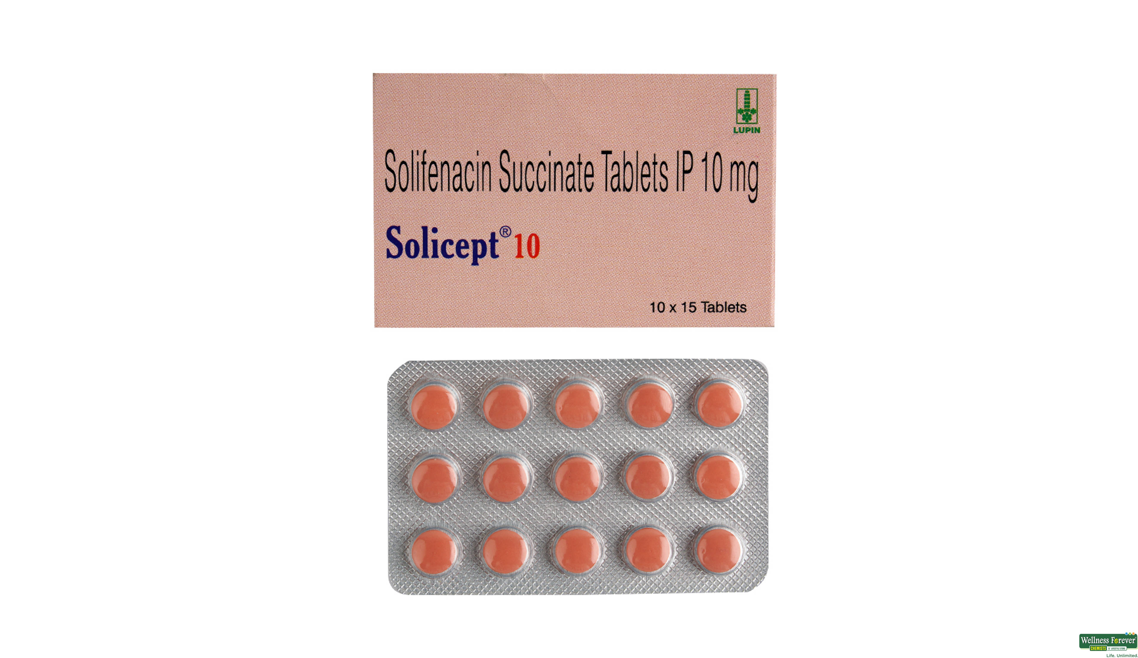 SOLICEPT 10MG 15TAB- 1, 15TAB, 