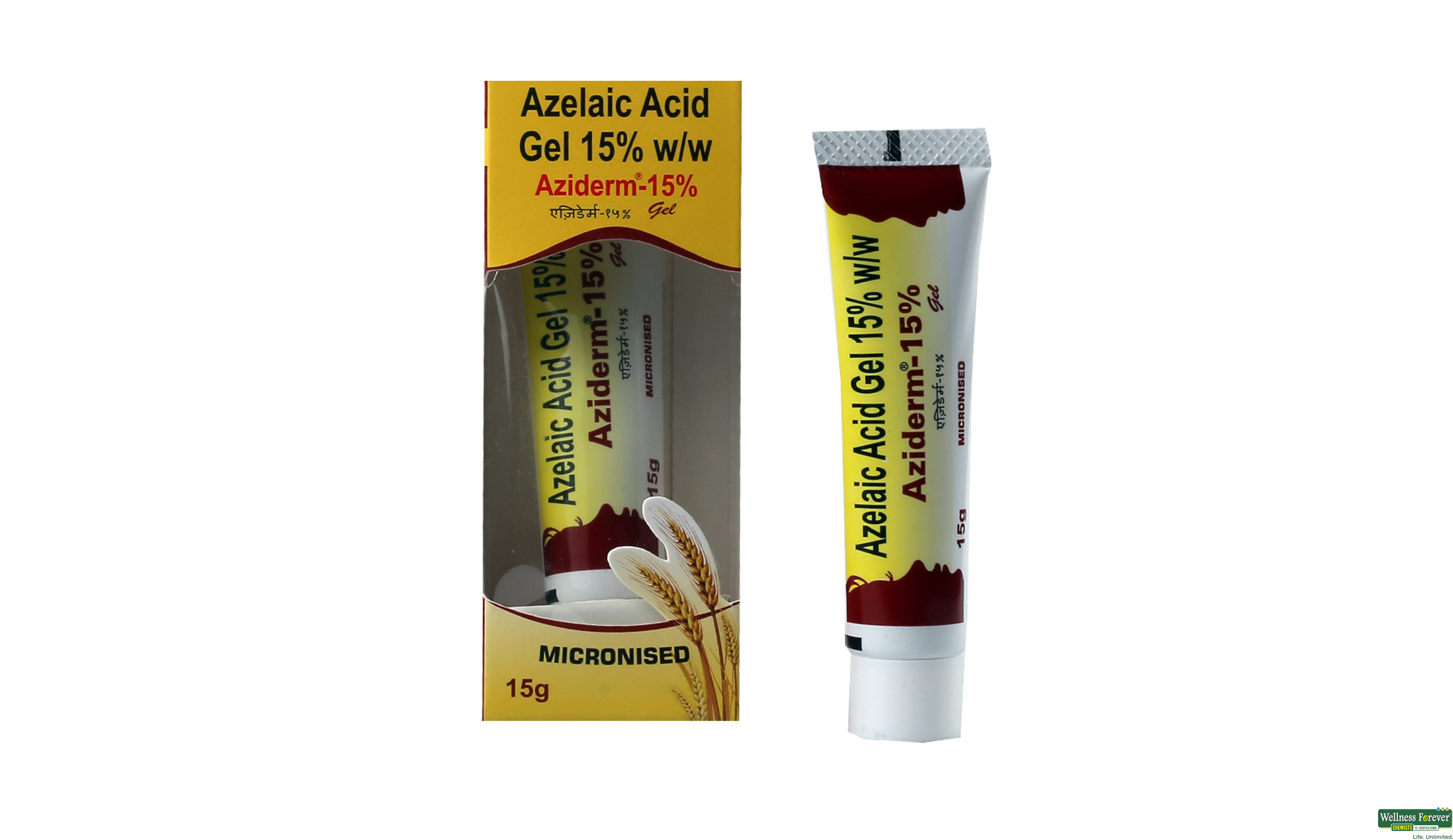 AZIDERM 15% GEL 15GM- 1, 15GM, 