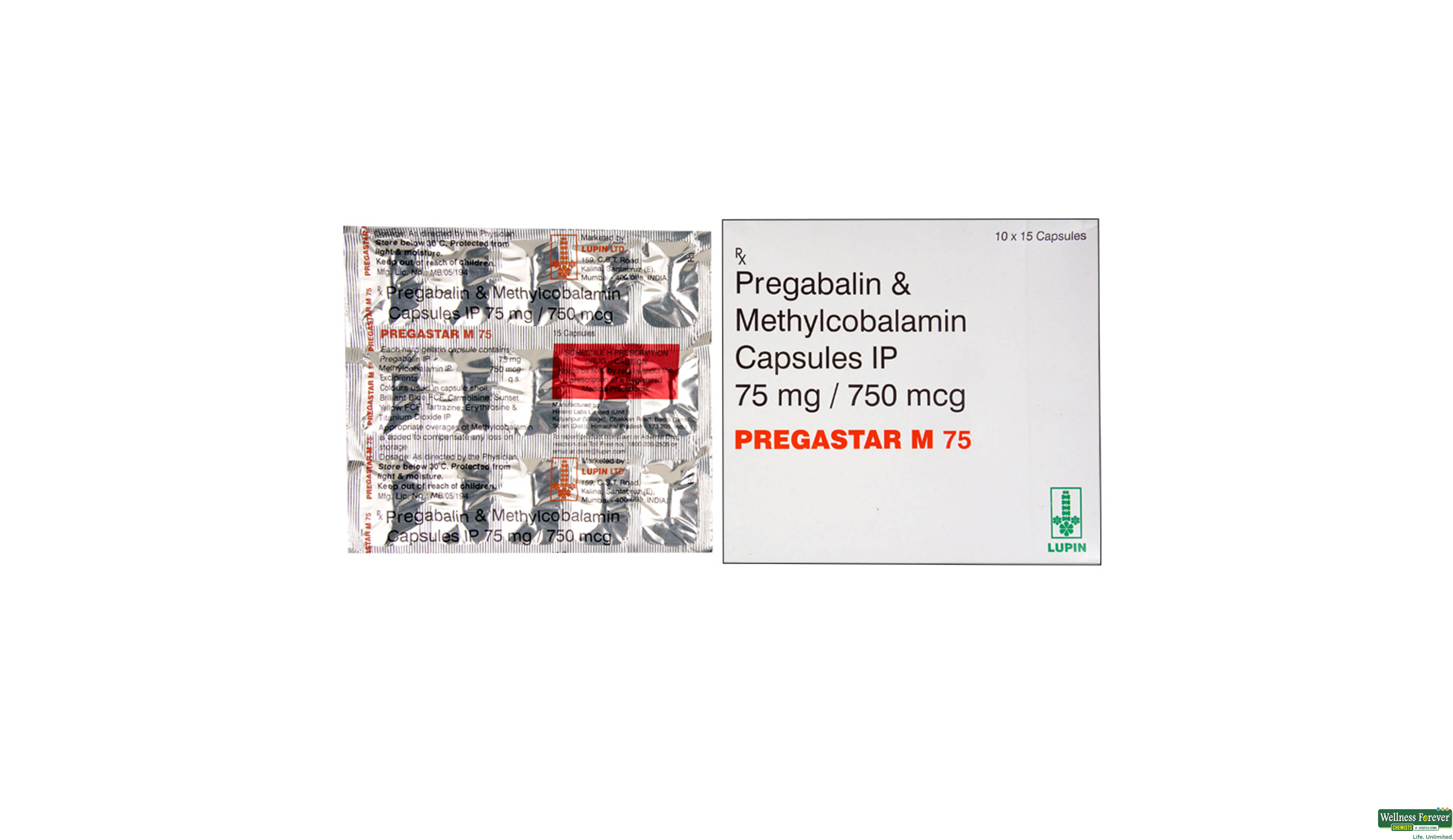 PREGASTAR-M 75MG 15CAP- 1, 15CAP, 