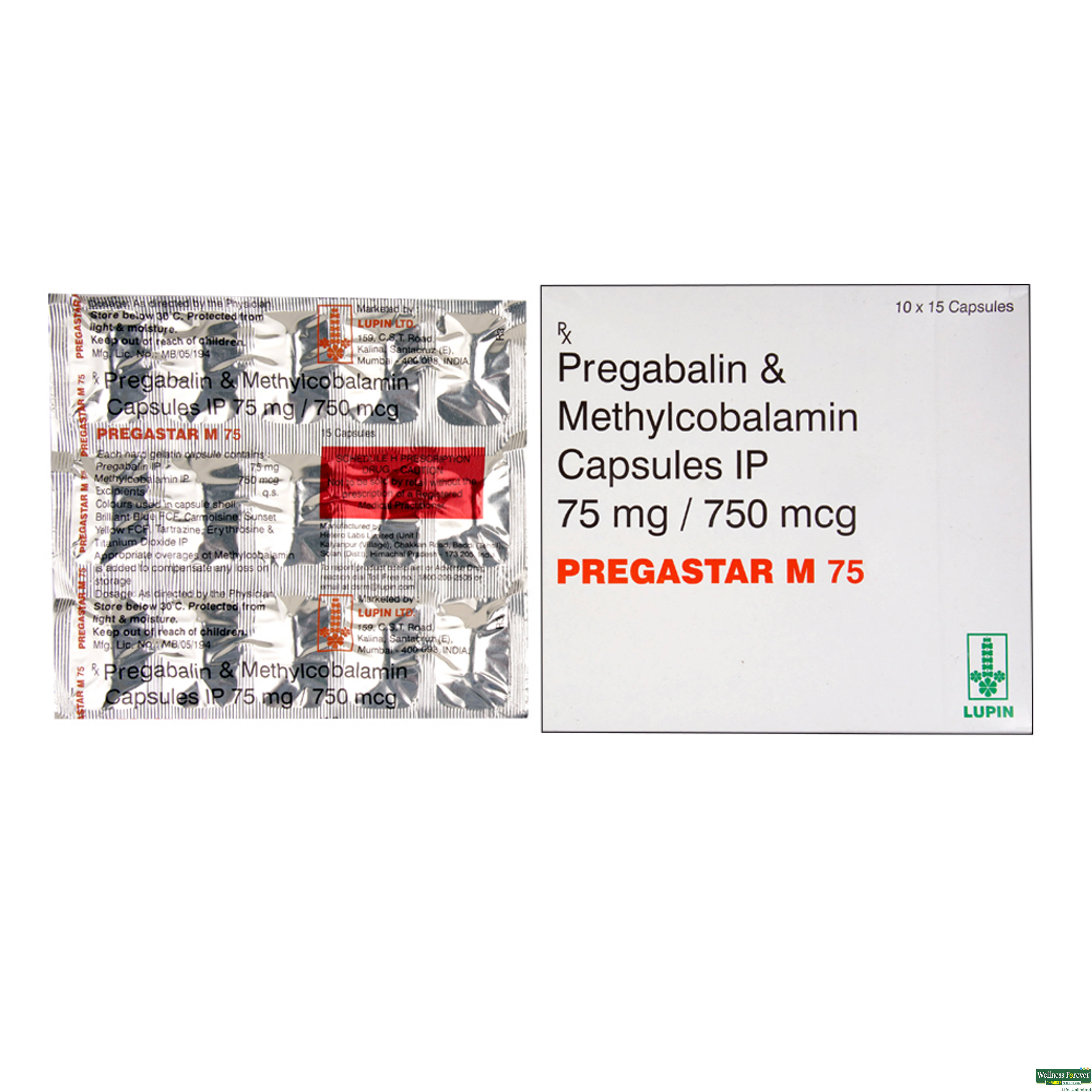 PREGASTAR-M 75MG 15CAP-image