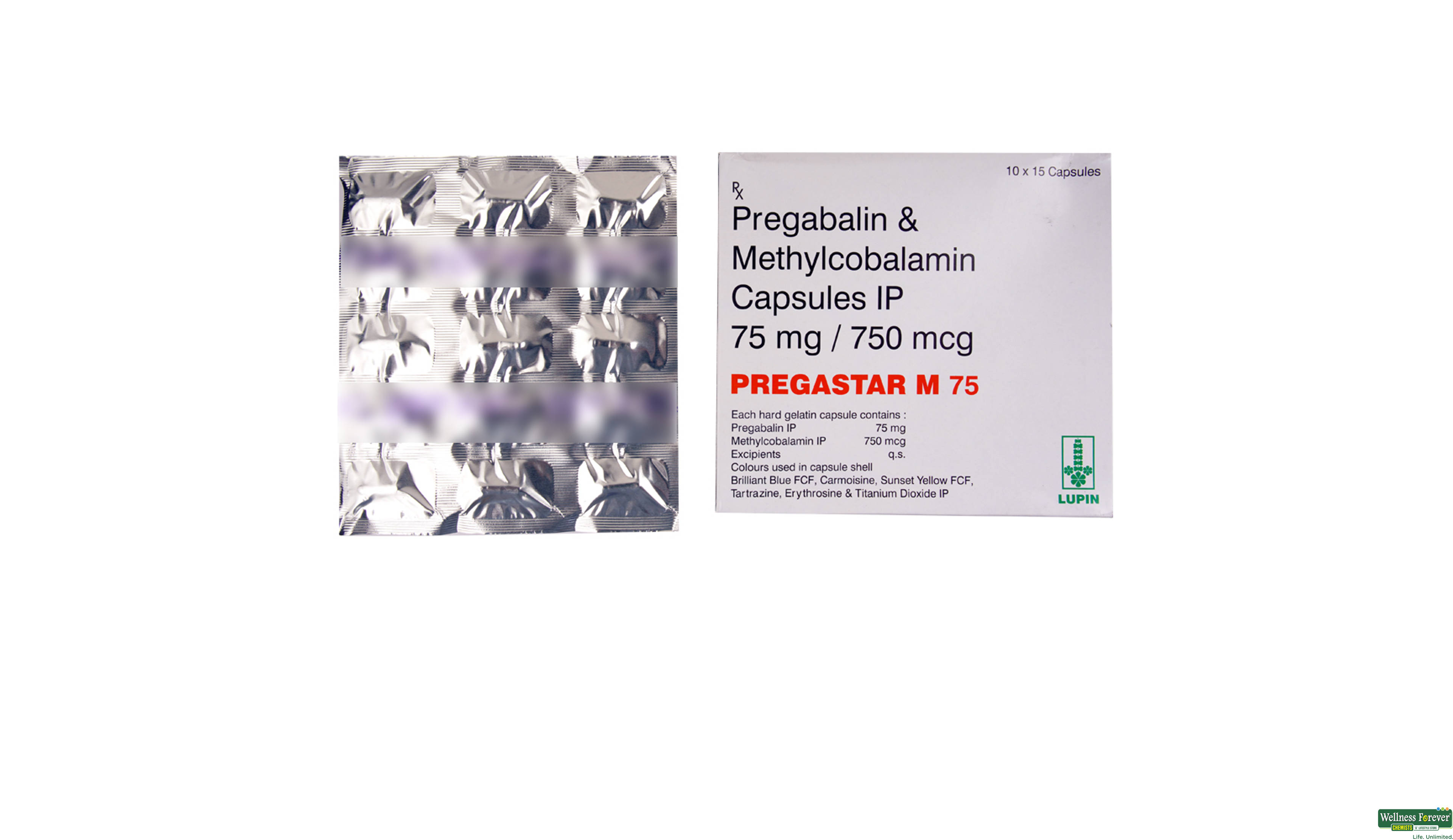PREGASTAR-M 75MG 15CAP- 2, 15CAP, 