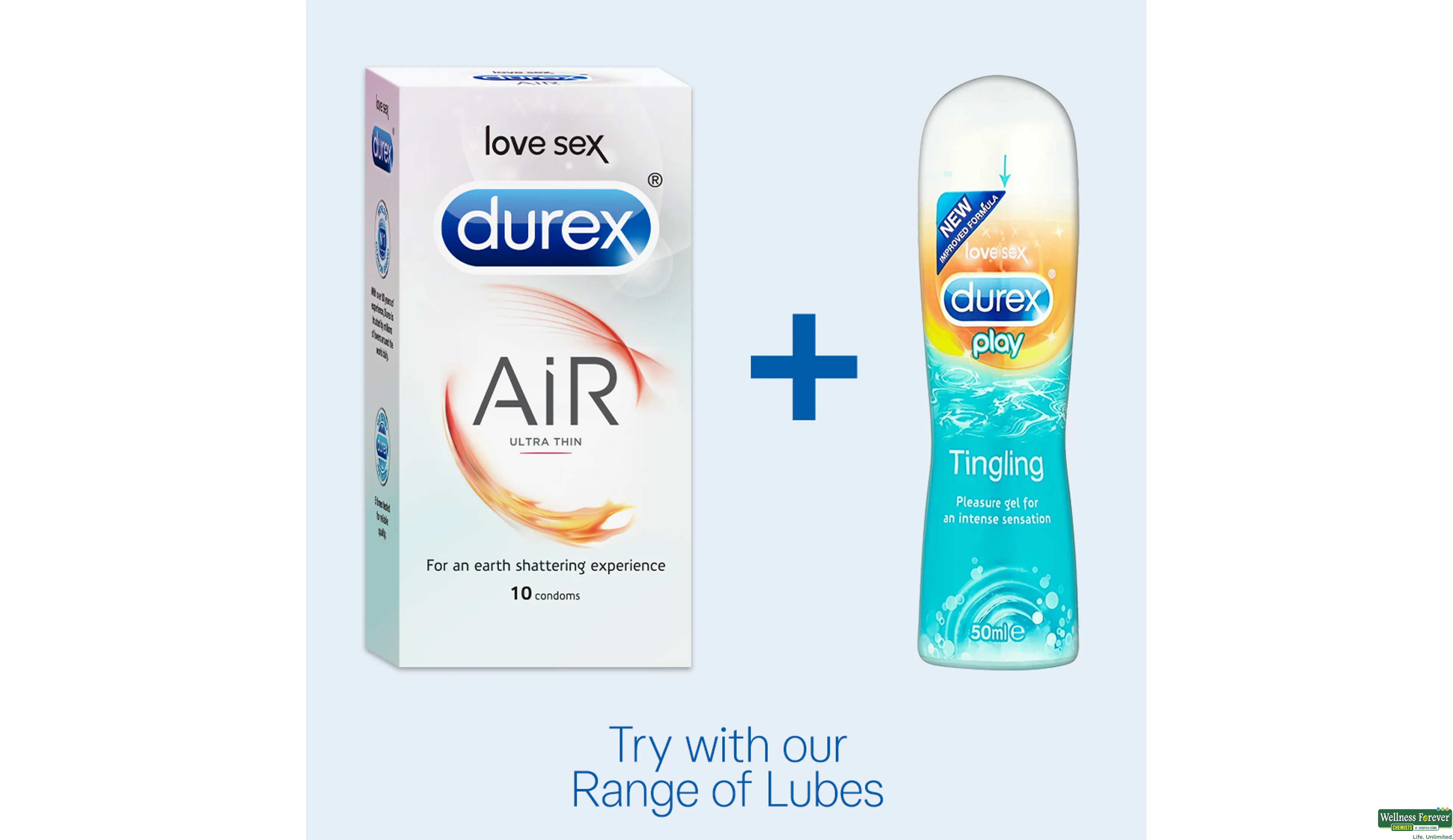 DUREX CONDOM AIR 3PC- 5, 3PC, 