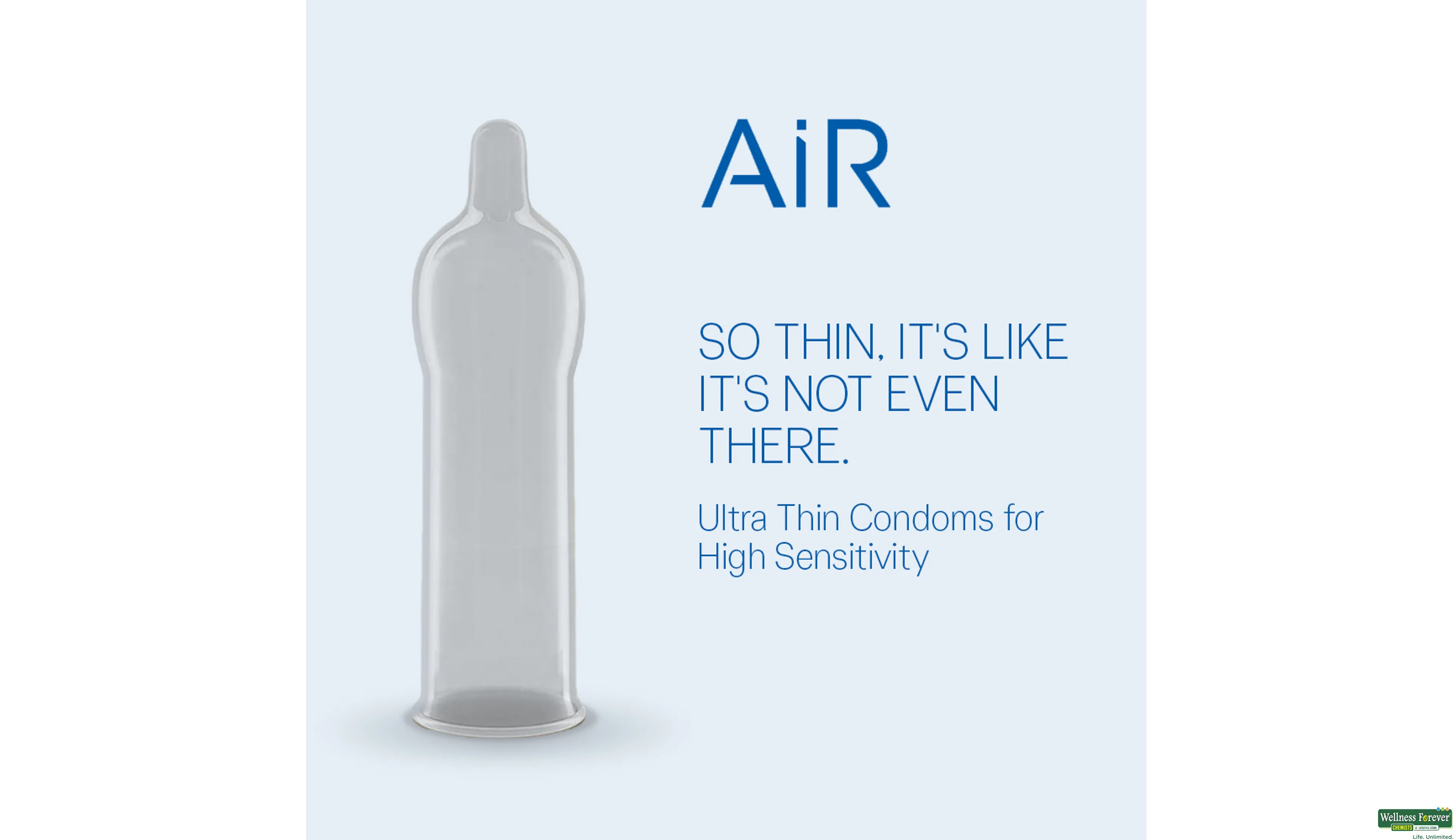 DUREX CONDOM AIR 10PC- 3, 10PC, 