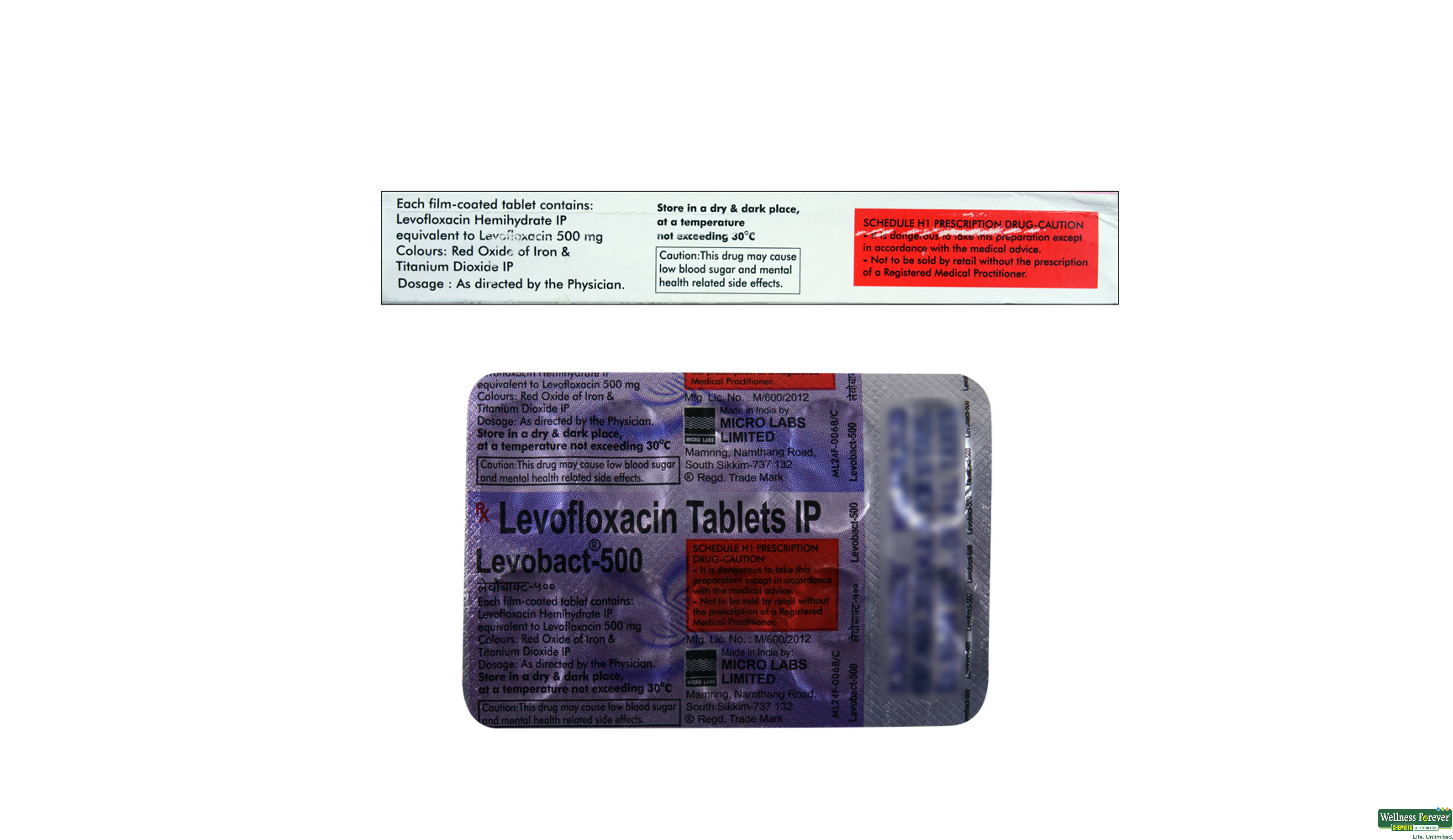 LEVOBACT 500MG 10TAB- 2, 10TAB, 