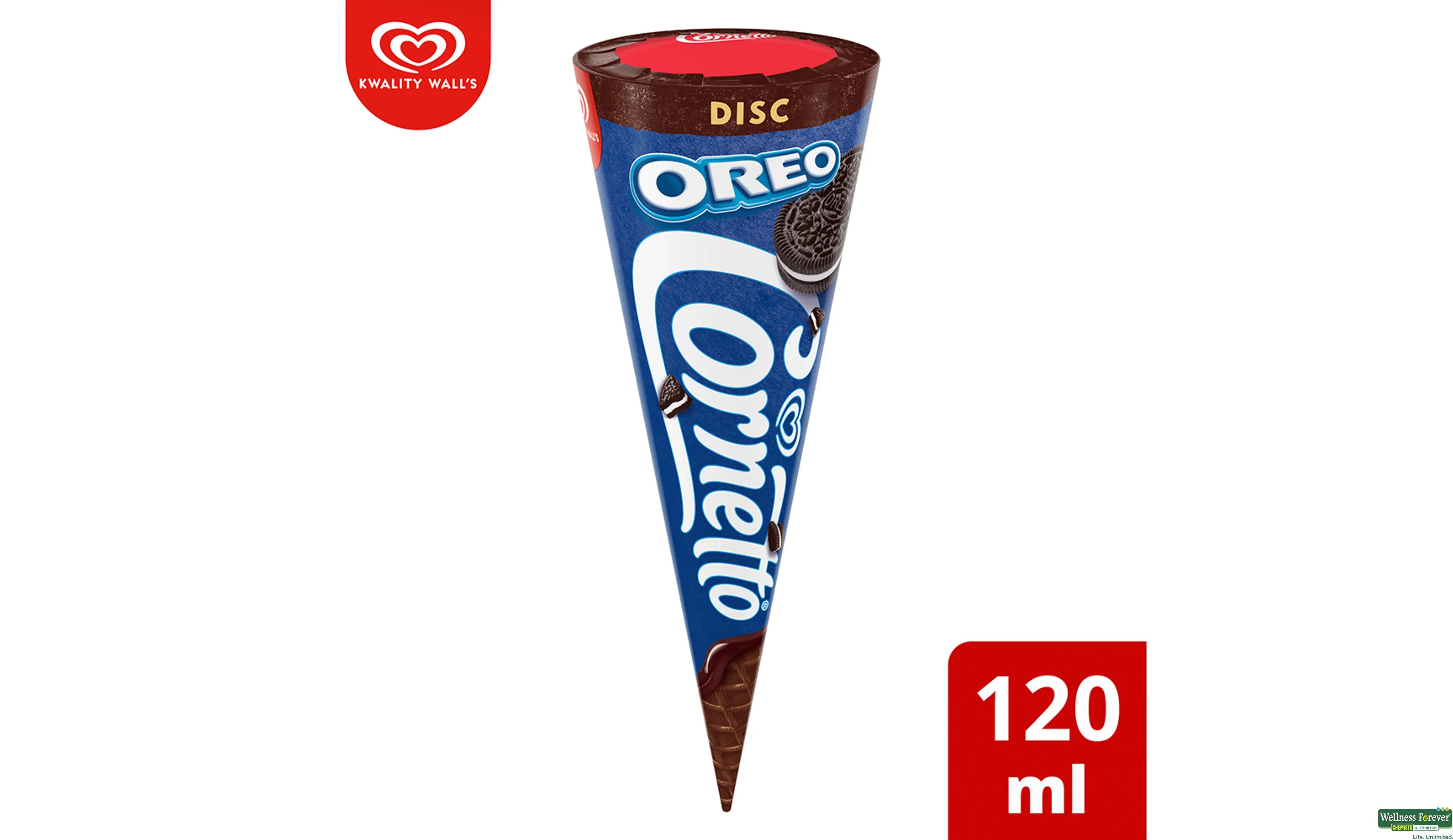 KW I/C CORNETTO OREO 1PC- 1, 1PC, 