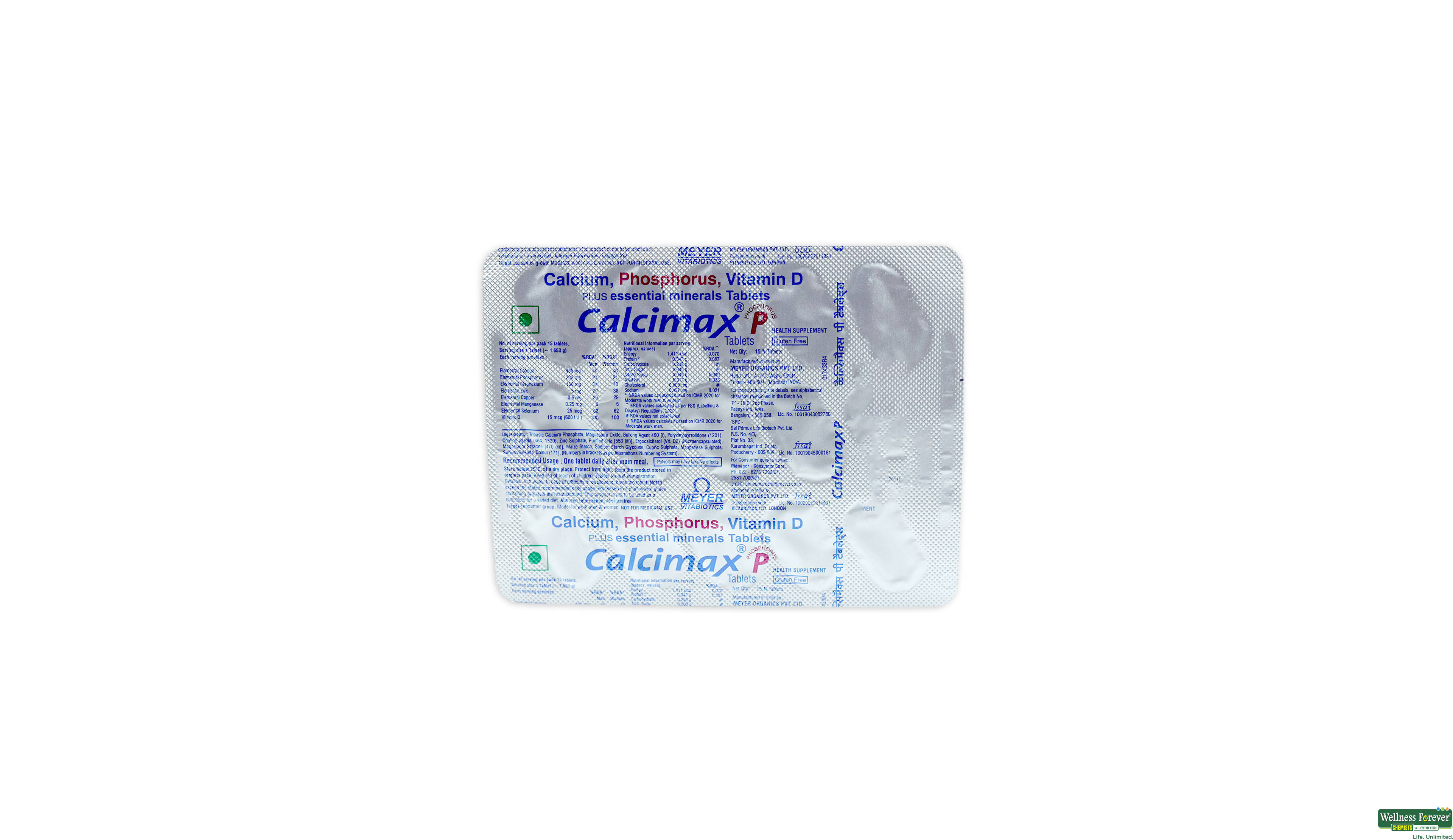 CALCIMAX-P 15TAB- 1, 15TAB, 