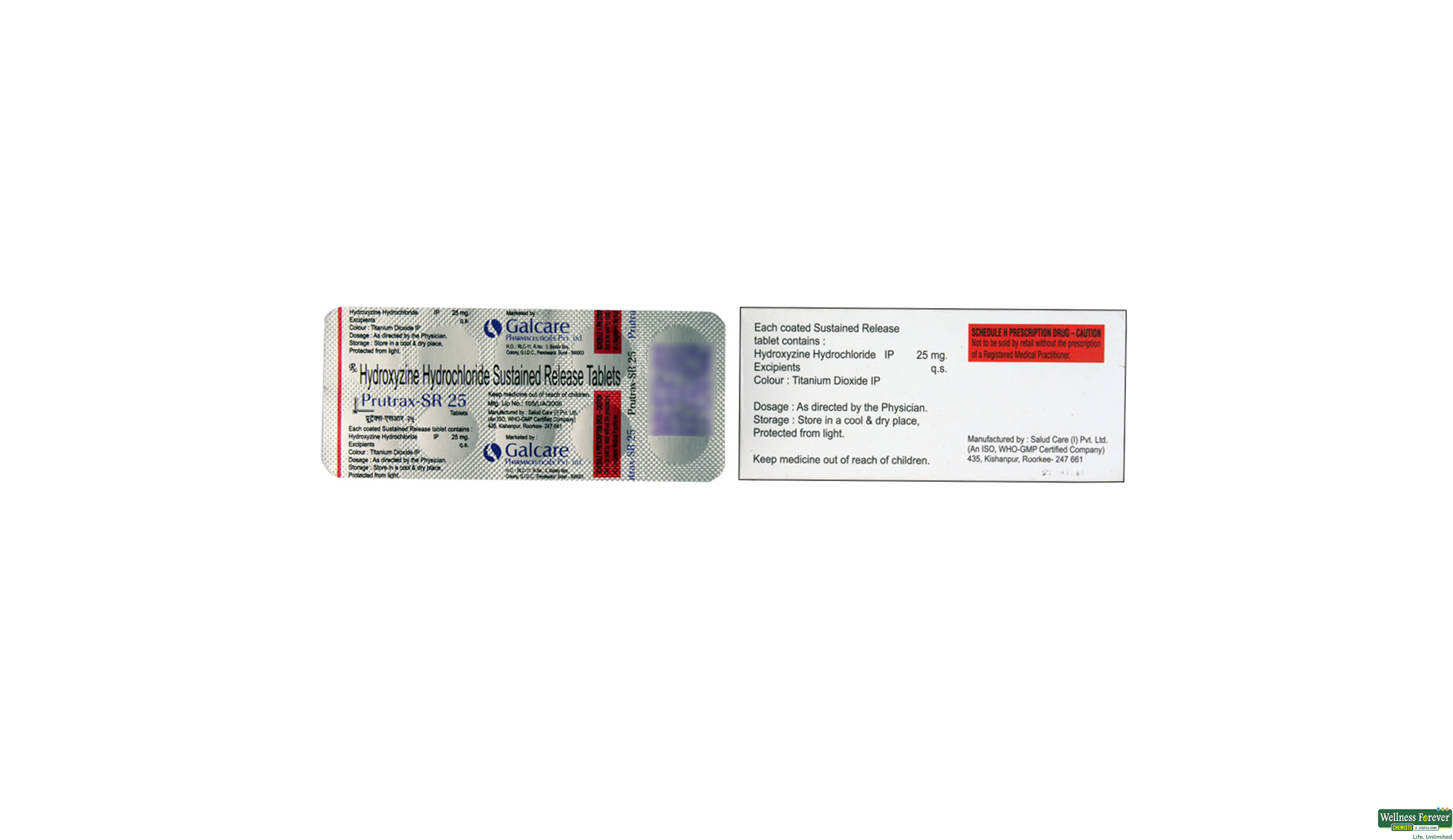 PRUTRAX-SR 25MG 10TAB- 2, 10TAB, 