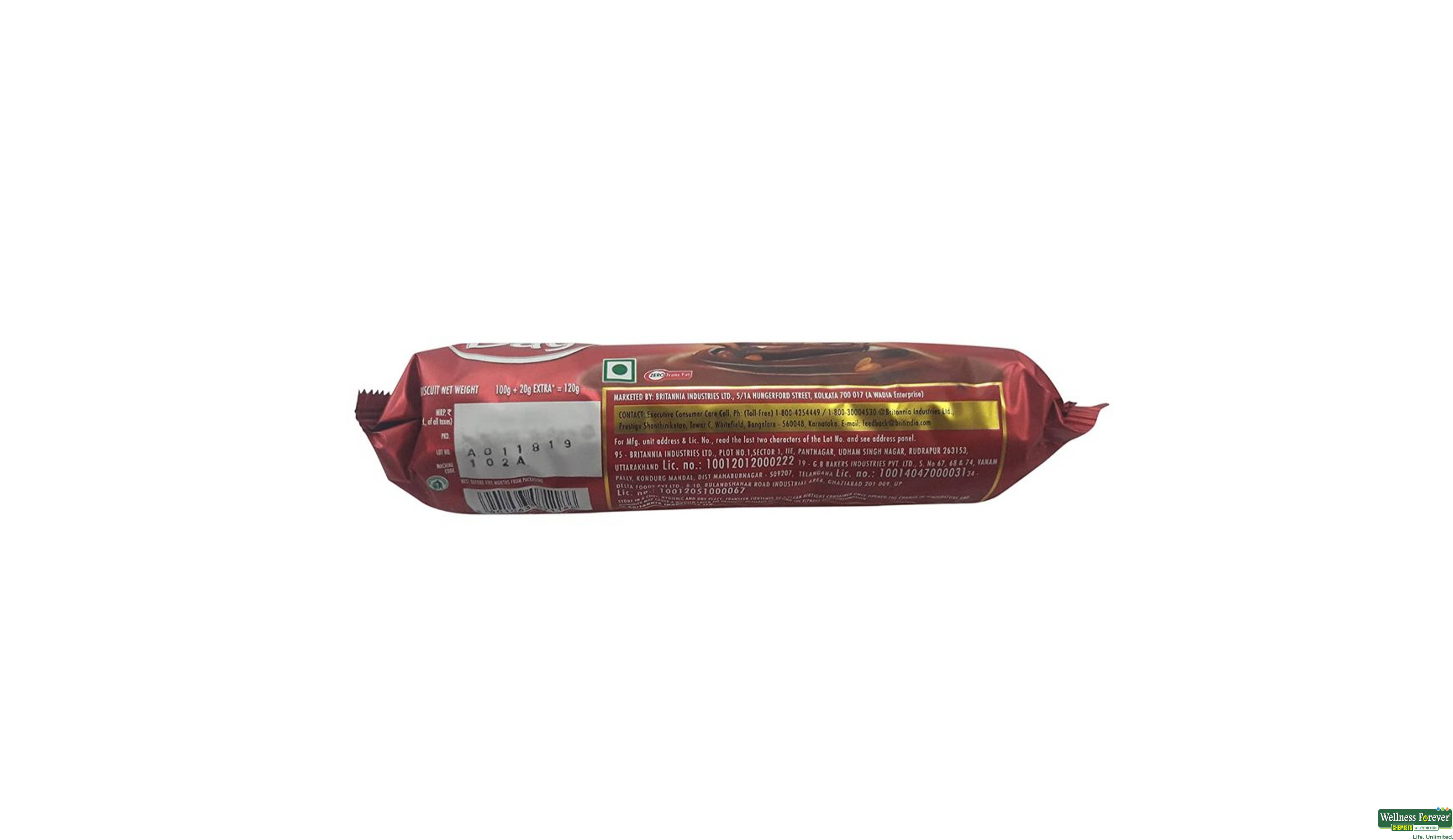 BRIT BISC GOODDAY CHOCOALMOND 120GM- 2, 120GM, 