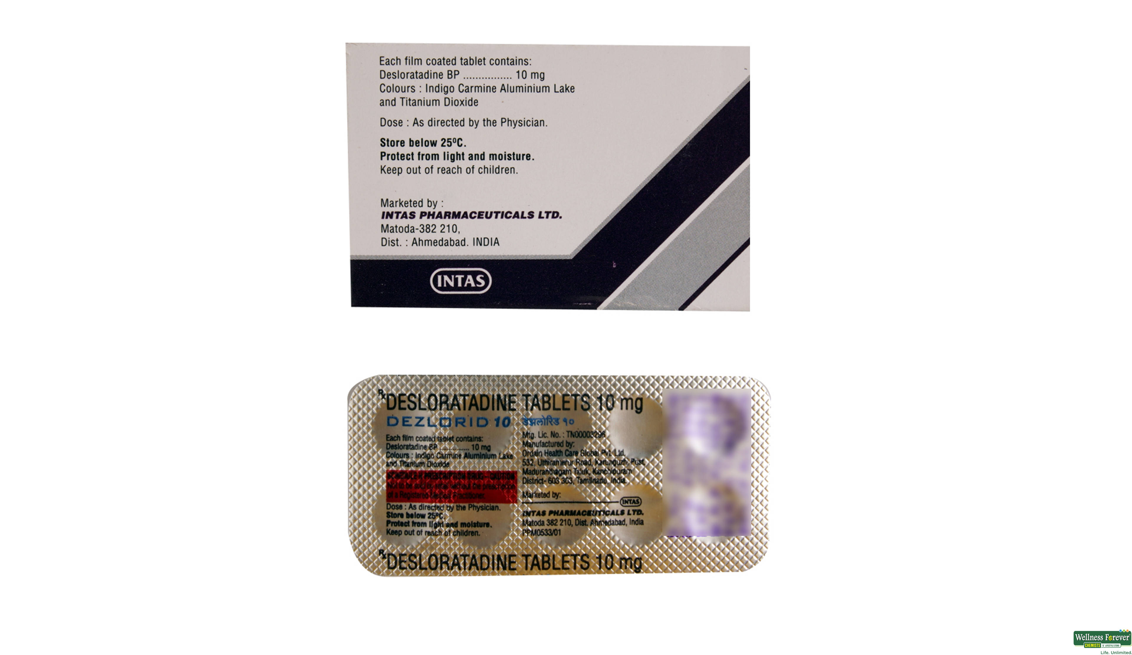 DEZLORID 10MG 10TAB- 2, 10TAB, 