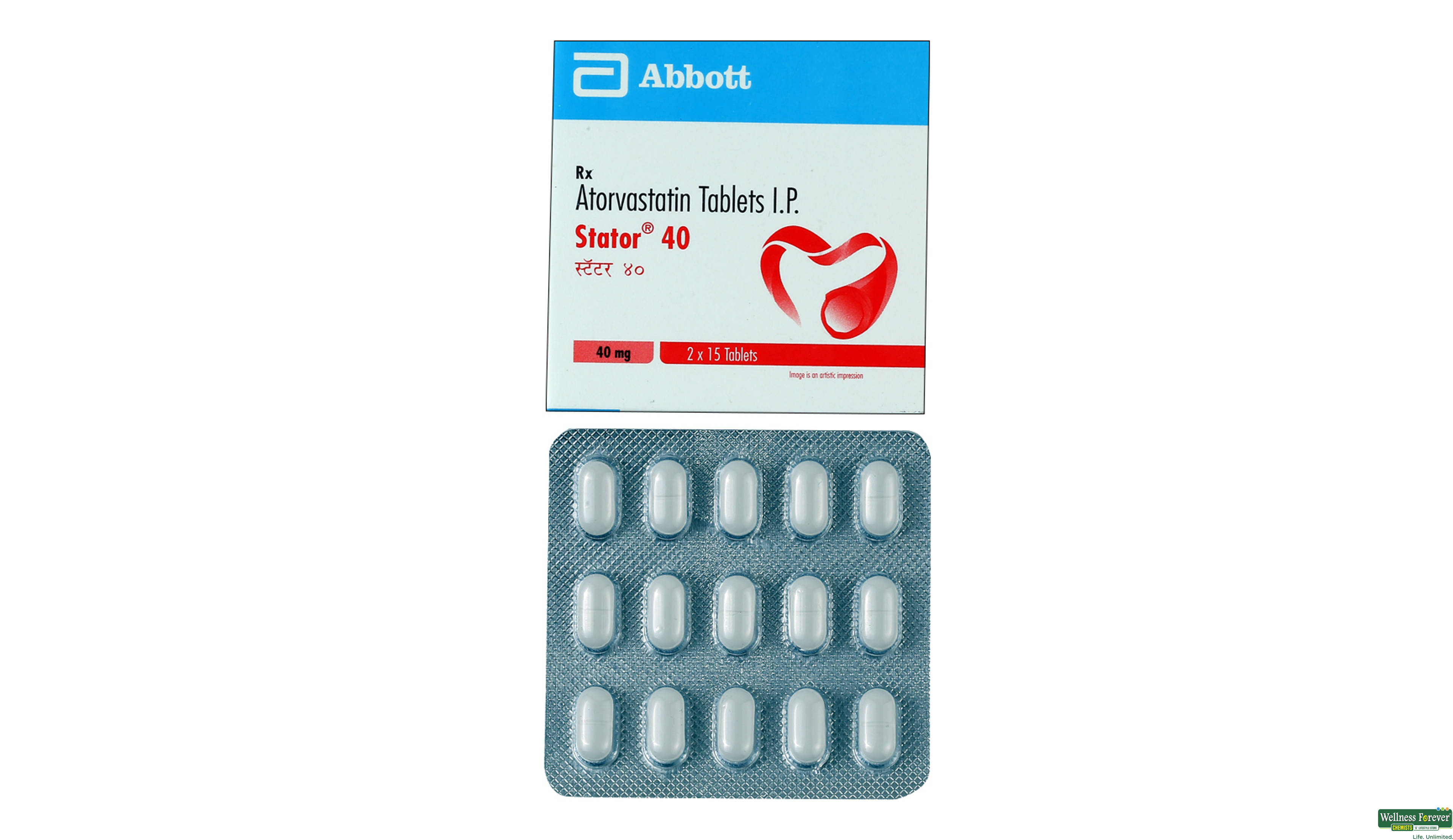 STATOR 40MG 15TAB- 1, 15TAB, 