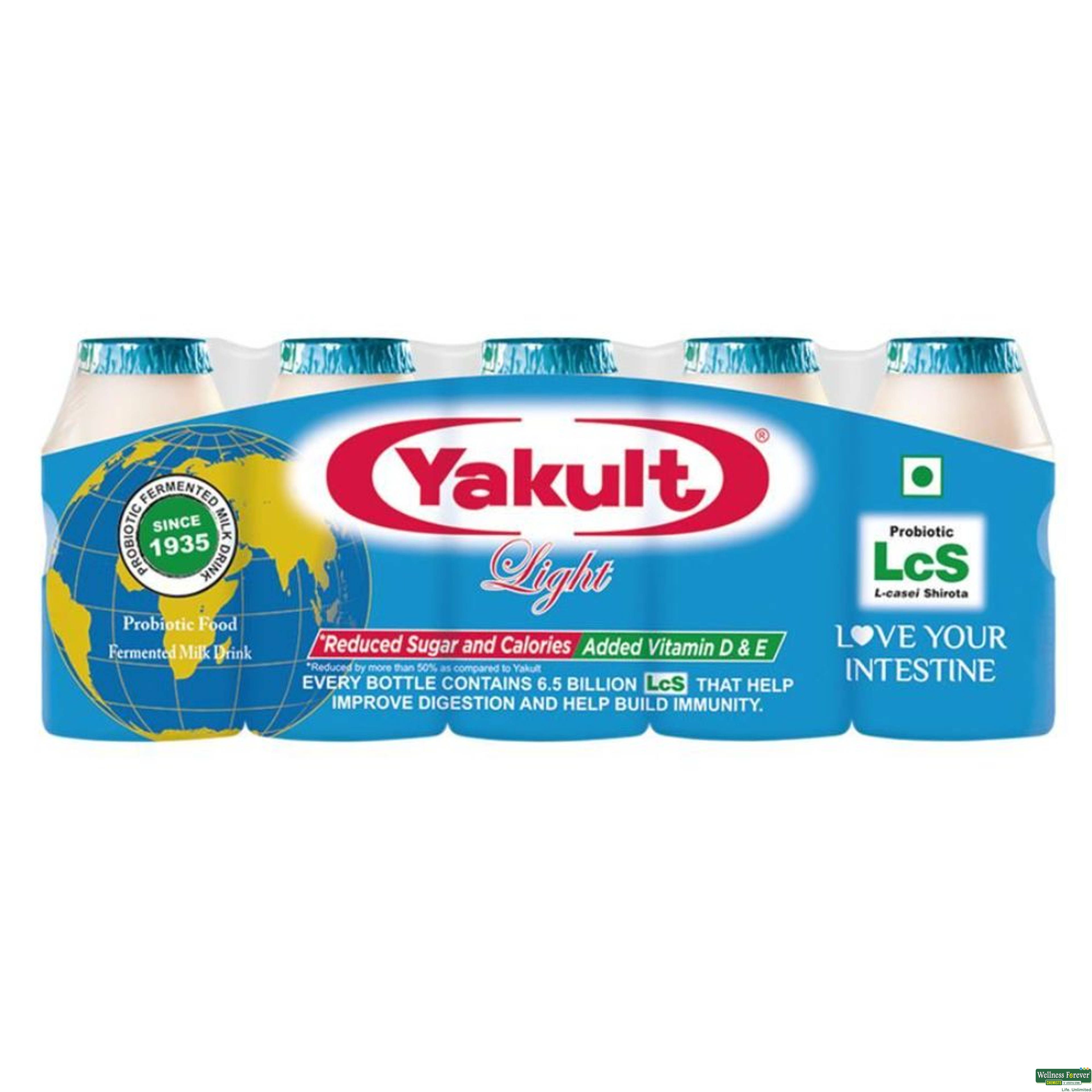 Yakult Light Flavoured Probiotic Milk, 325 ml-image