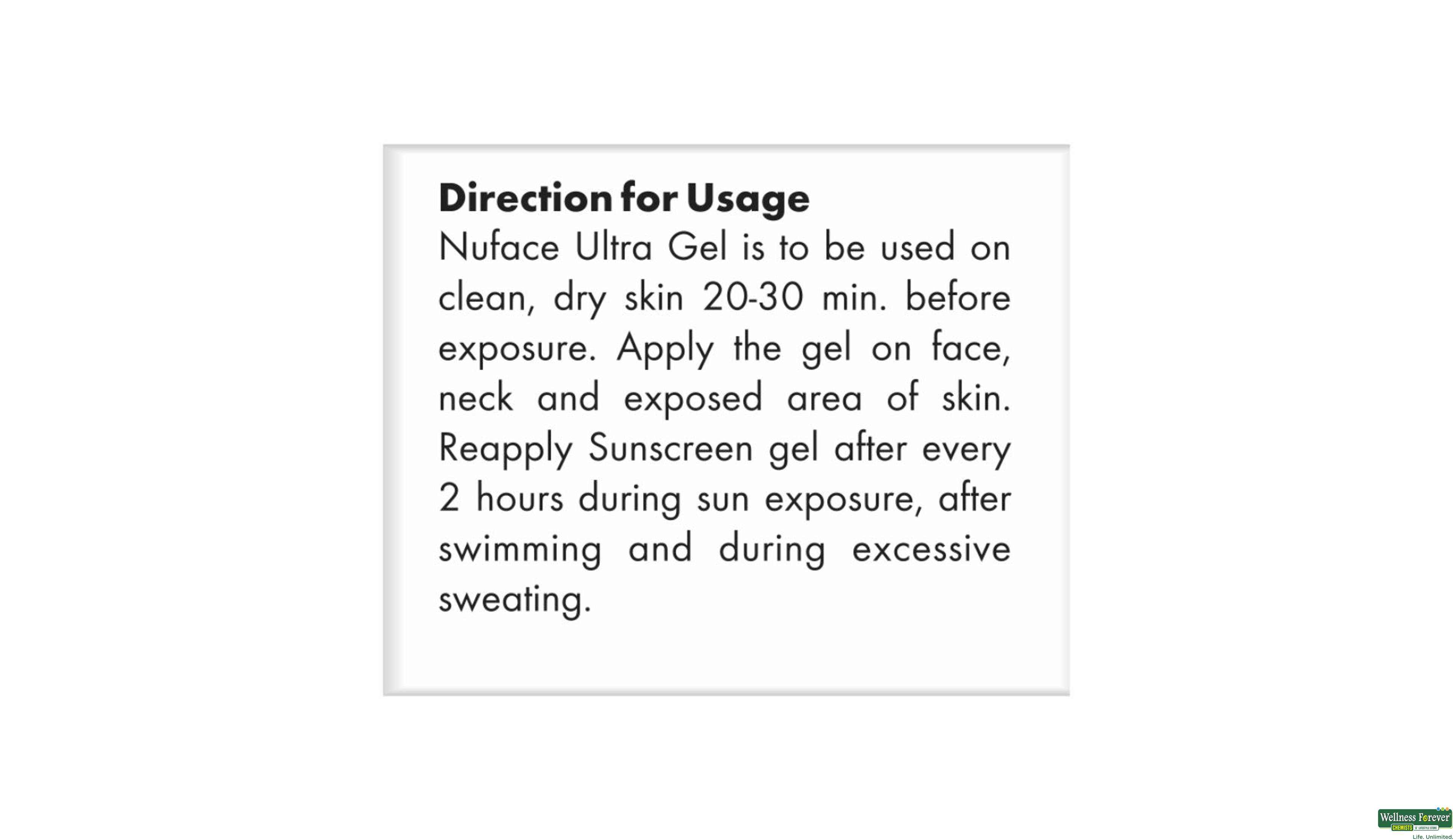 NUFACE-ULTRA SUNSCREEN SPF40 GEL 50GM- 7, 50GM, 