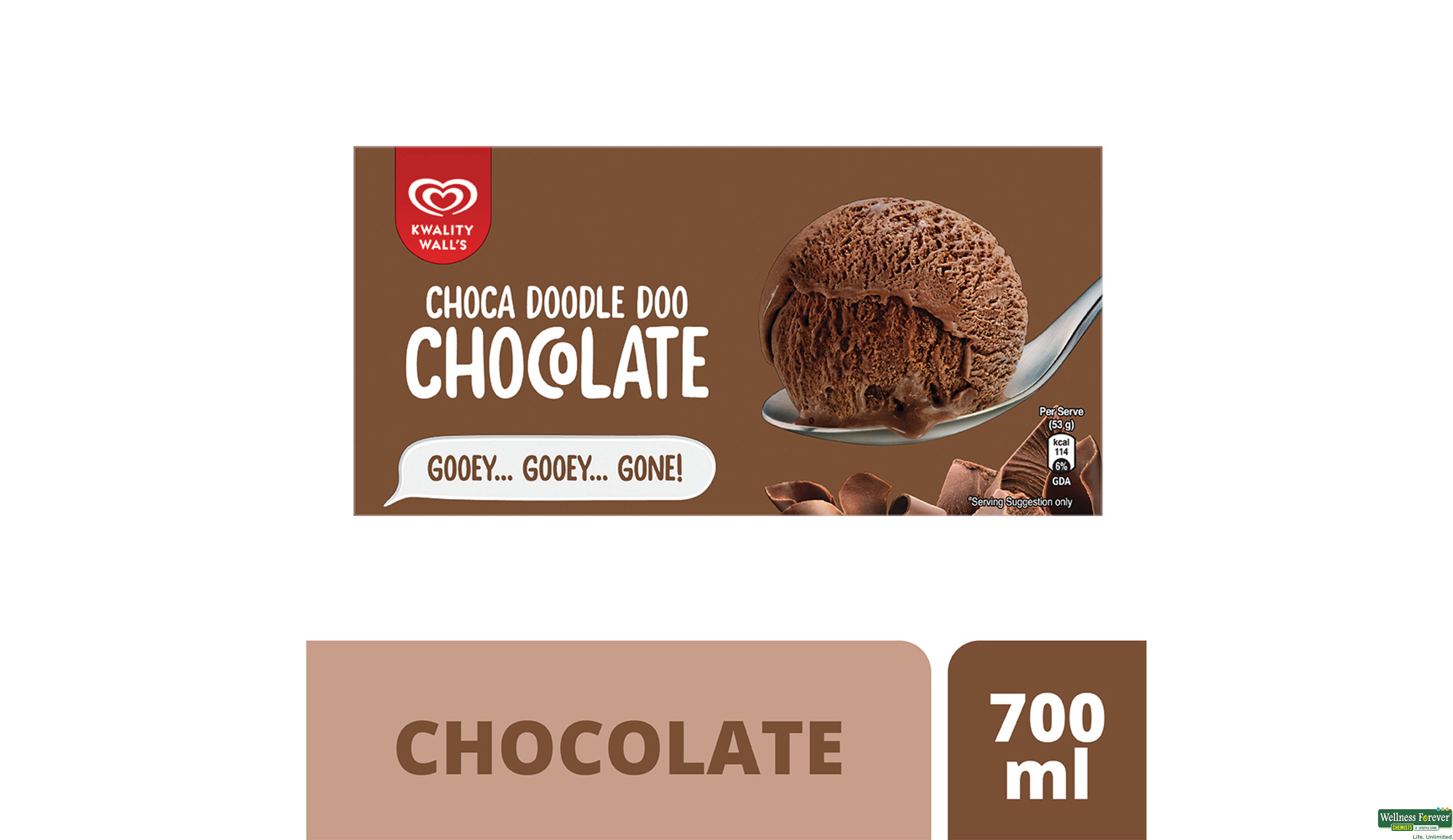 KW I/C PP CHOCA CHOCOLATE 700ML- 5, 700ML, 