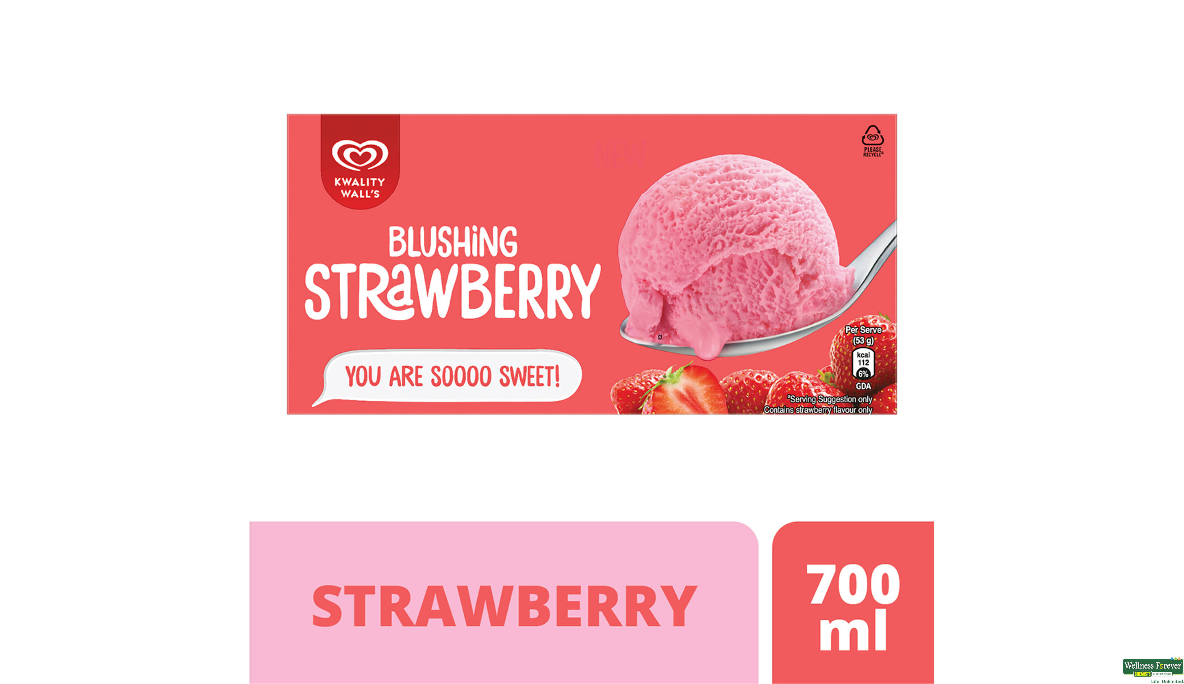 KW I/C PP BLUSHING ST/BERRY 700ML- 1, 700ML, 