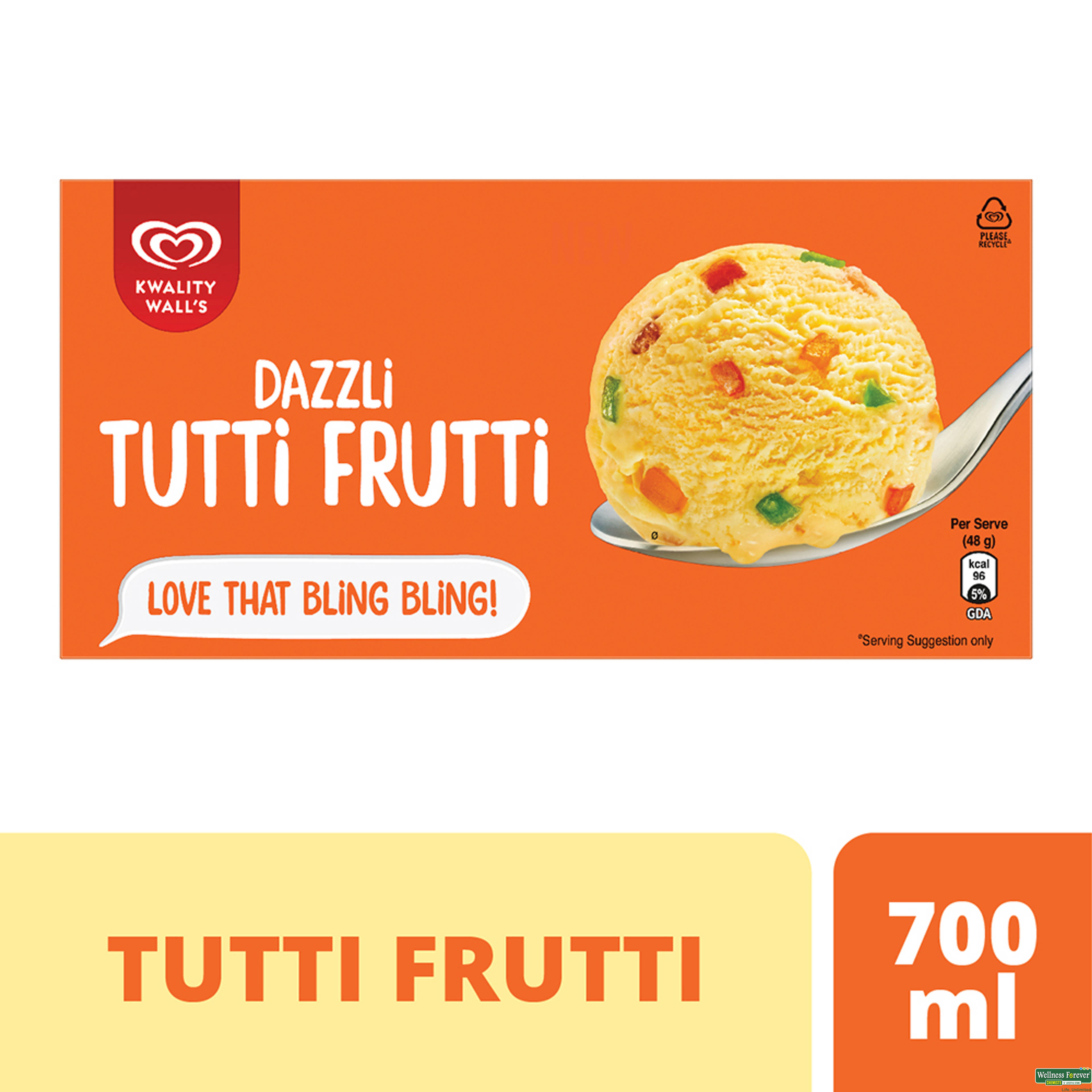 Kwality Wall's Party Pack Tuity Fruity 700ml-image