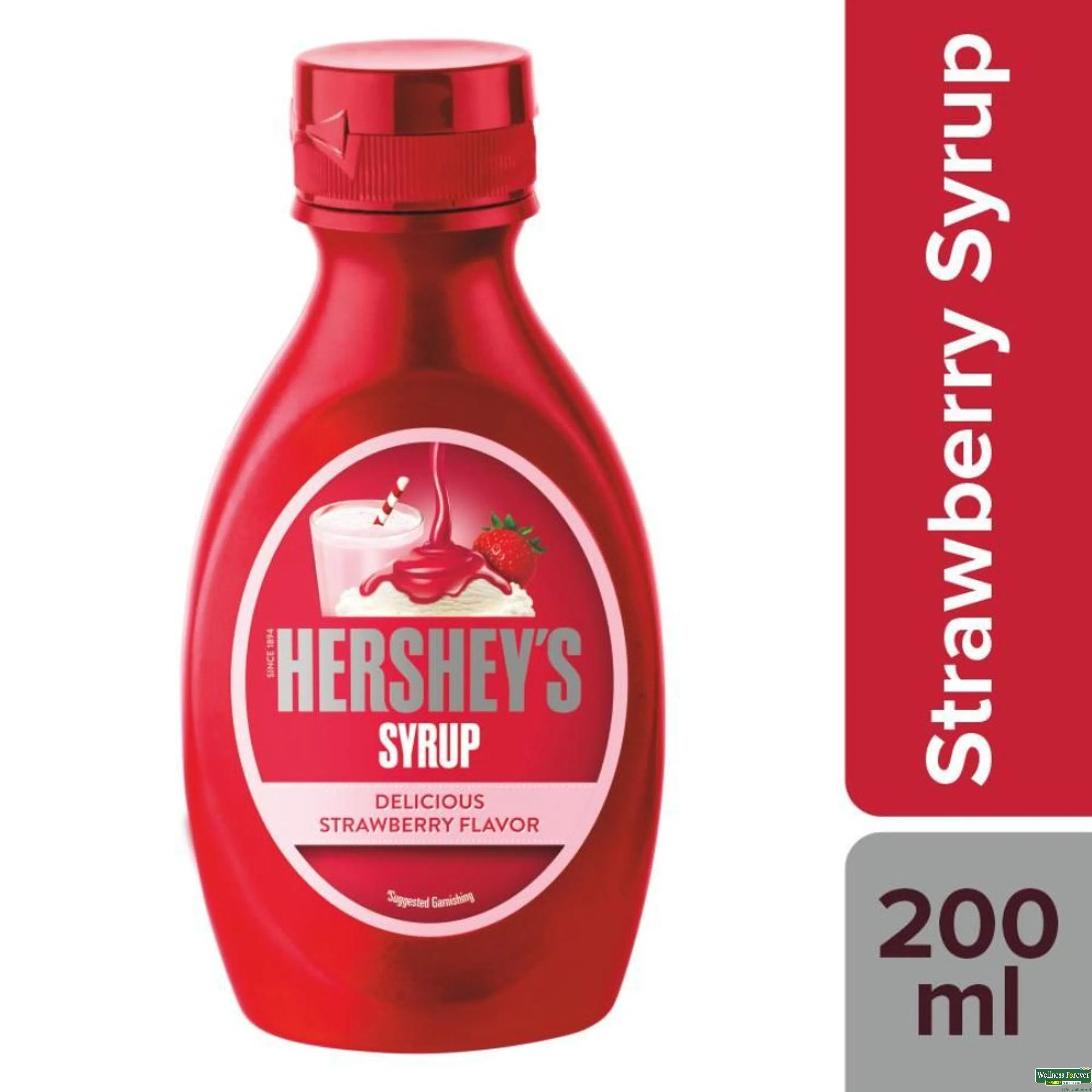 HERSHEYS SYP STRAWBERRY 200GM-image