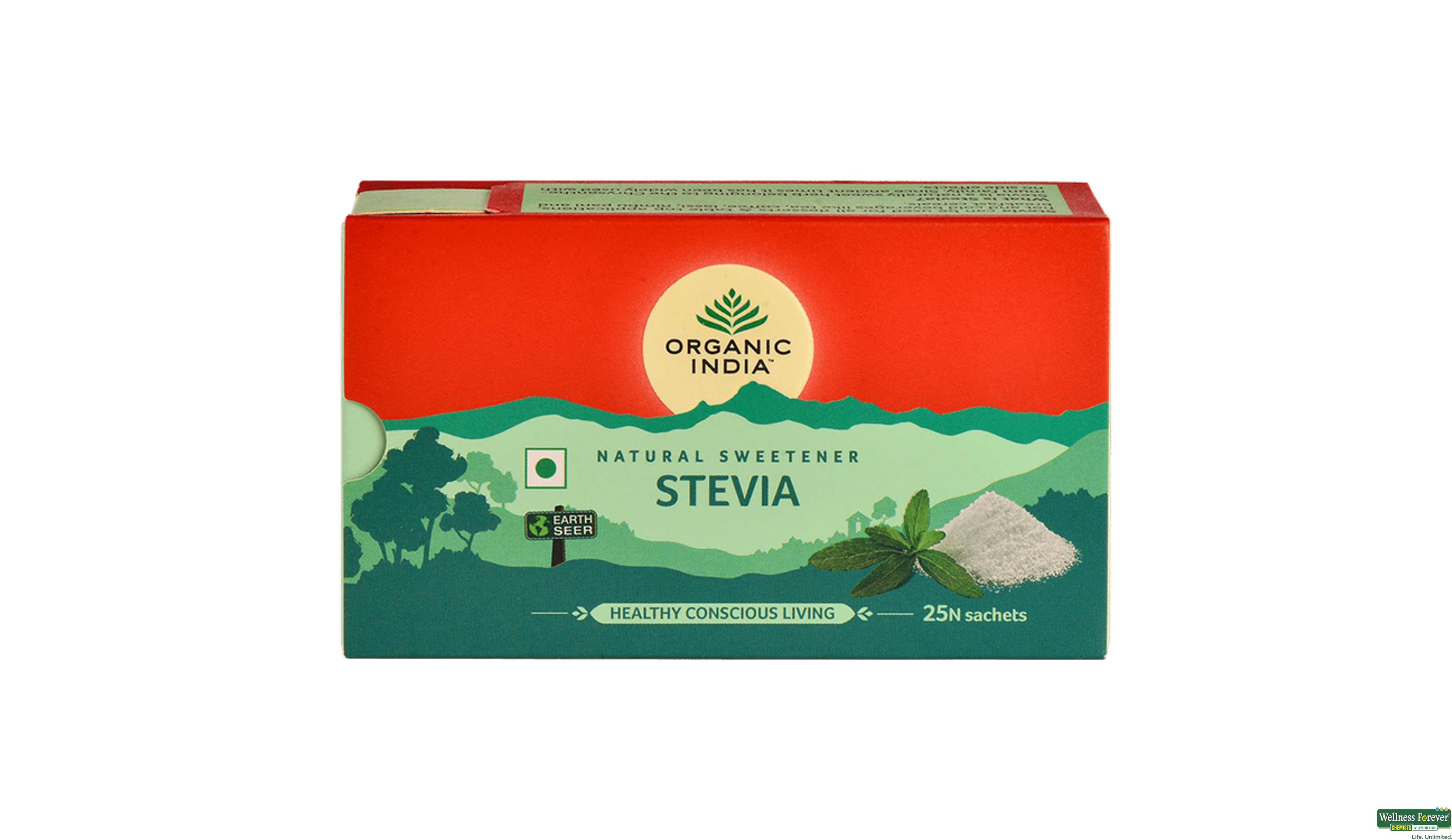 ORGANIC STEVIA SACH 25PC- 1, 25PC, null