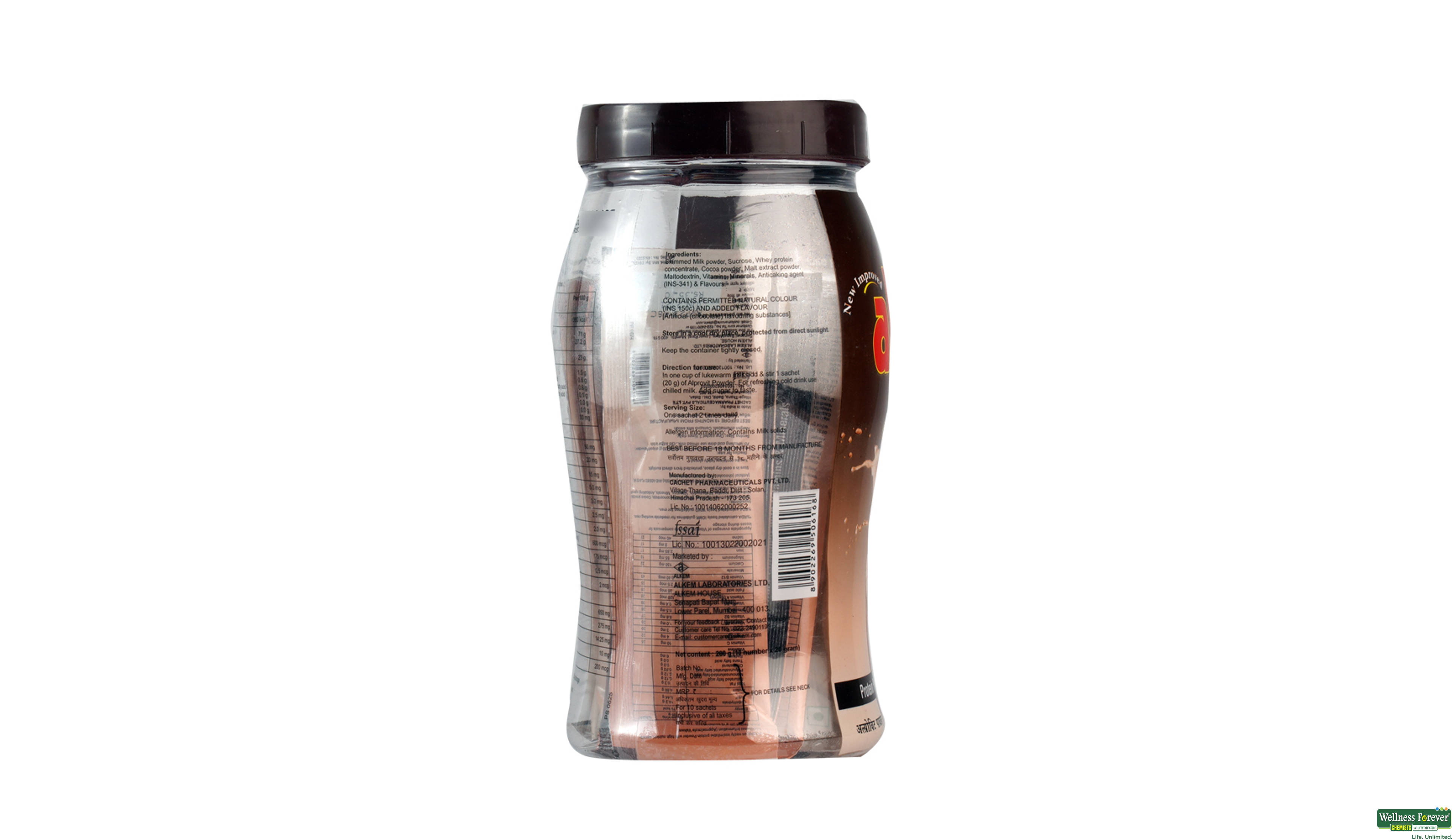 ALPROVIT CHOC POW 10X20GM- 3, 200GM, 