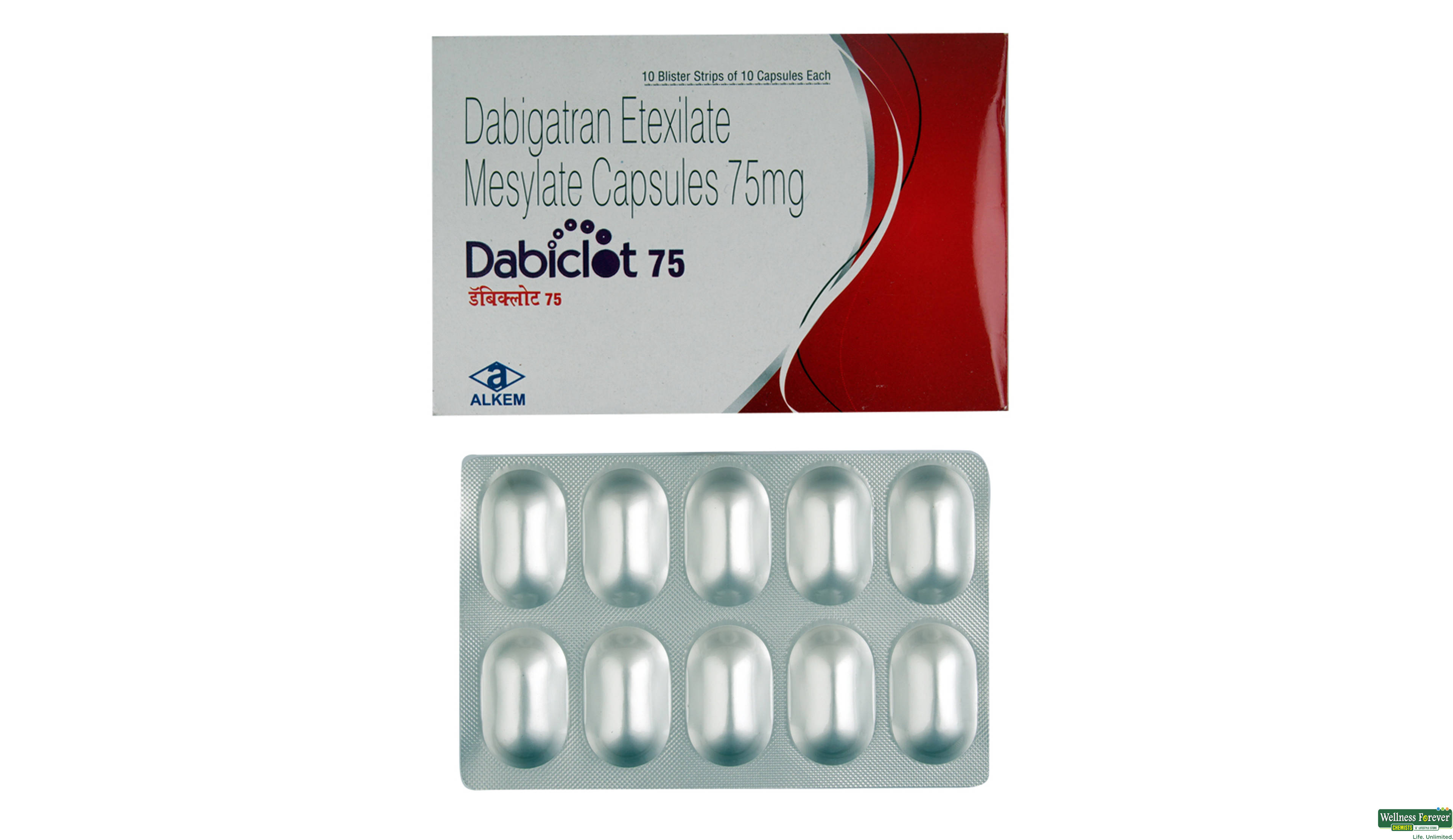 DABICLOT 75MG 10CAP- 1, 10CAP, 