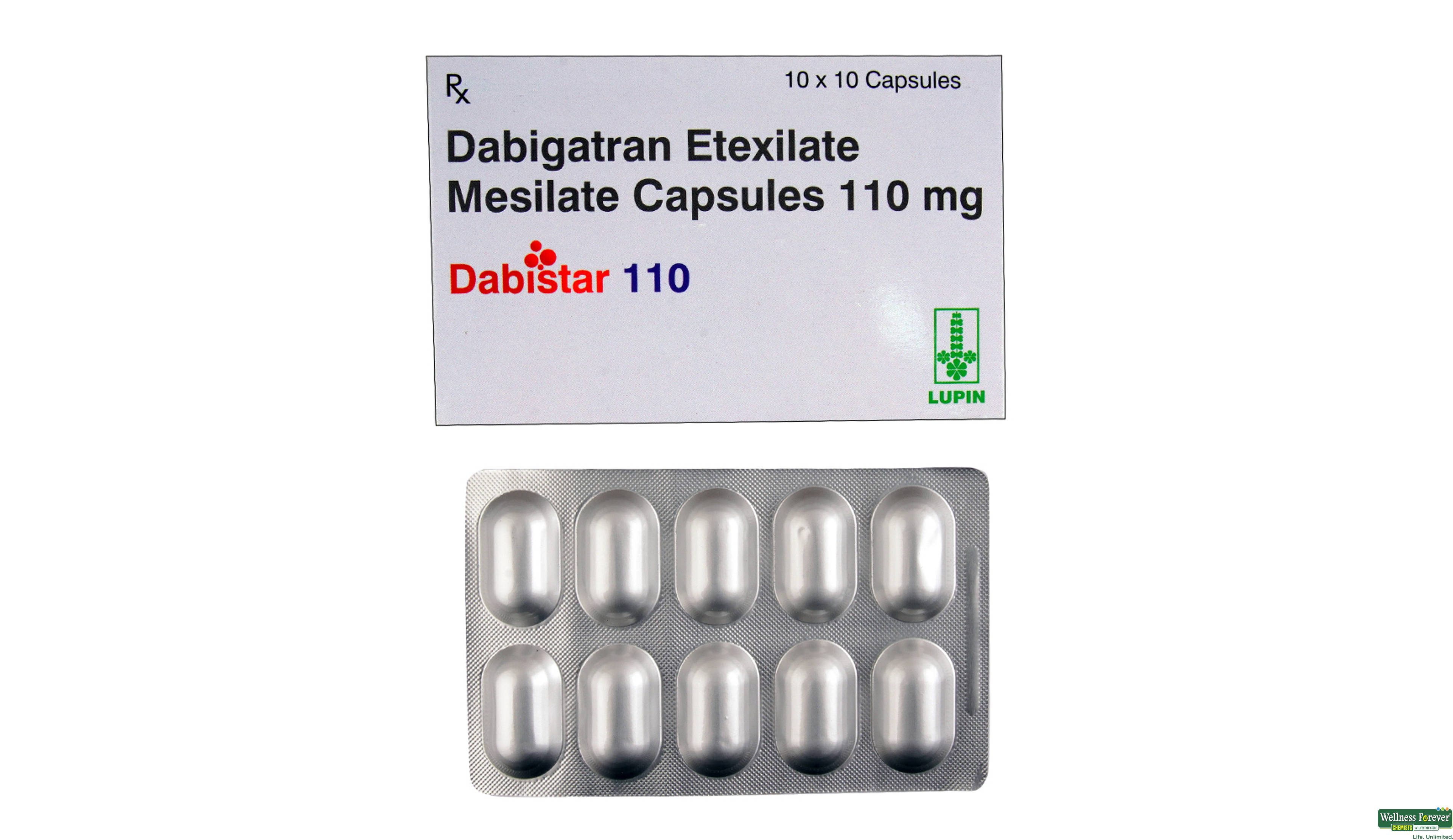 DABISTAR 110MG 10CAP- 1, 10CAP, 