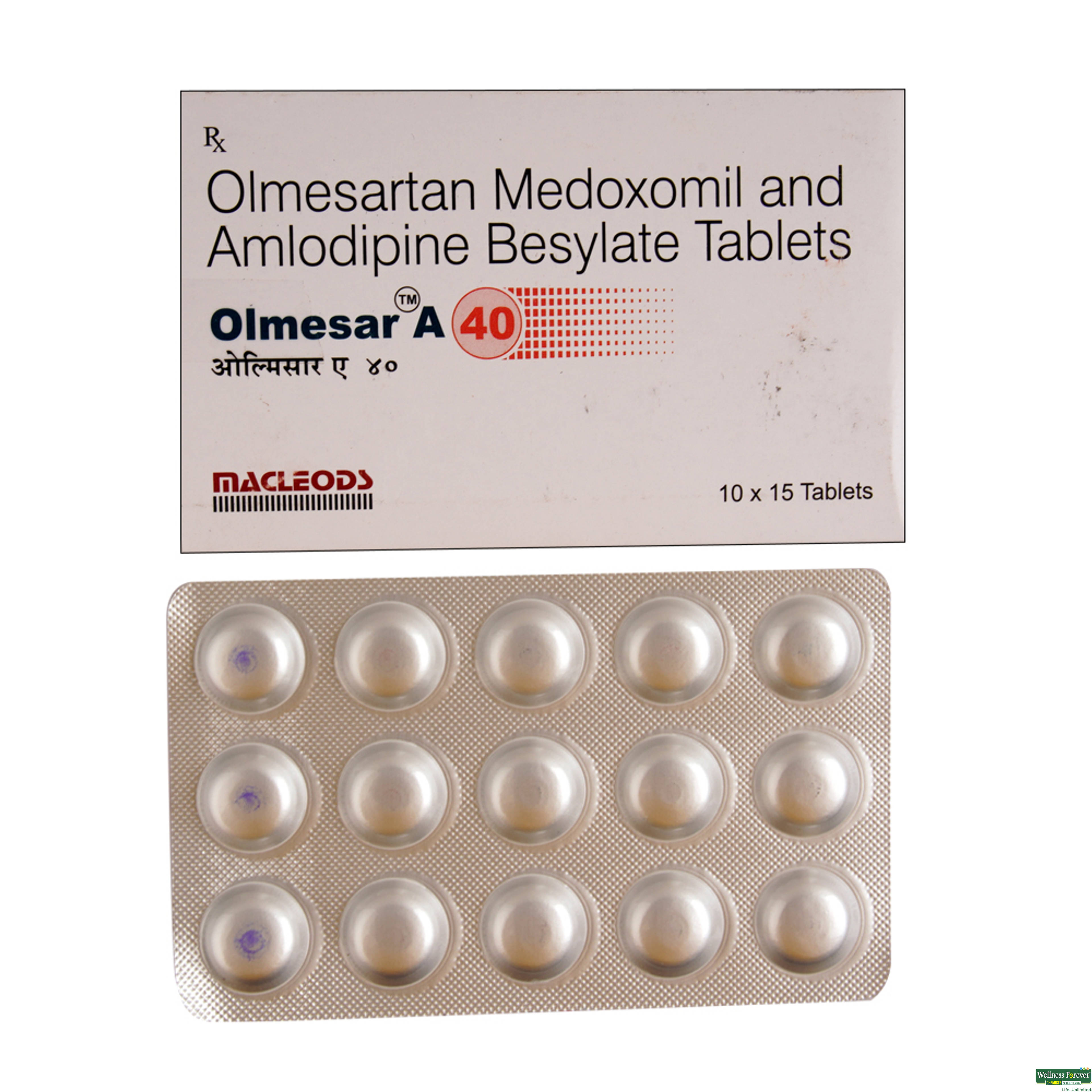 OLMESAR-A 40MG 15TAB-image
