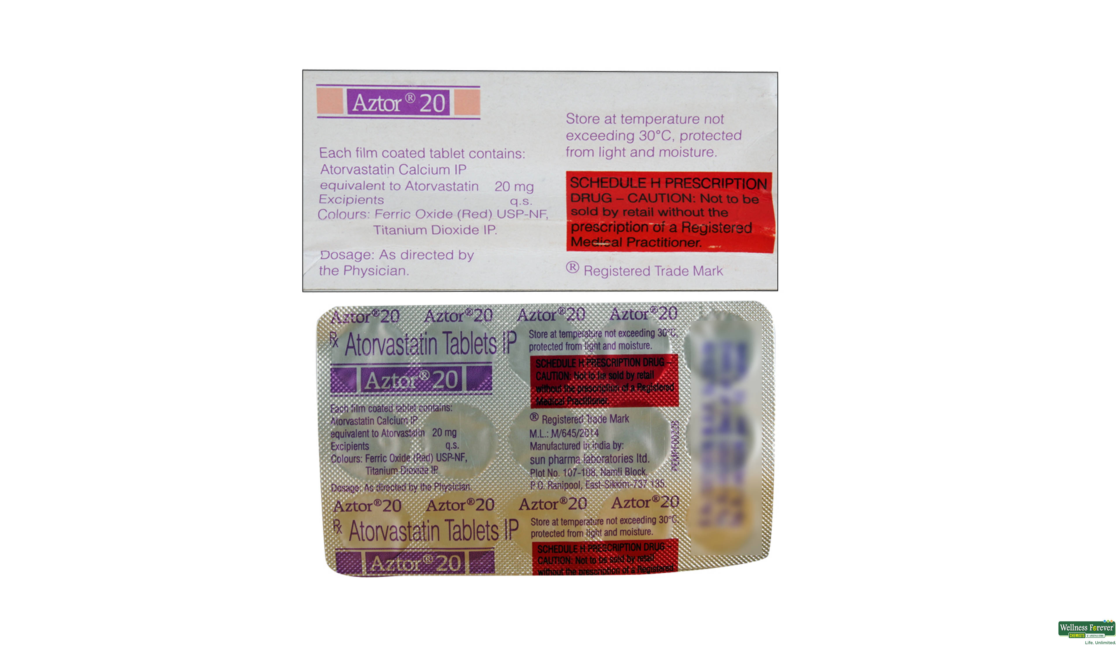 AZTOR 20MG 15TAB- 2, 15TAB, 