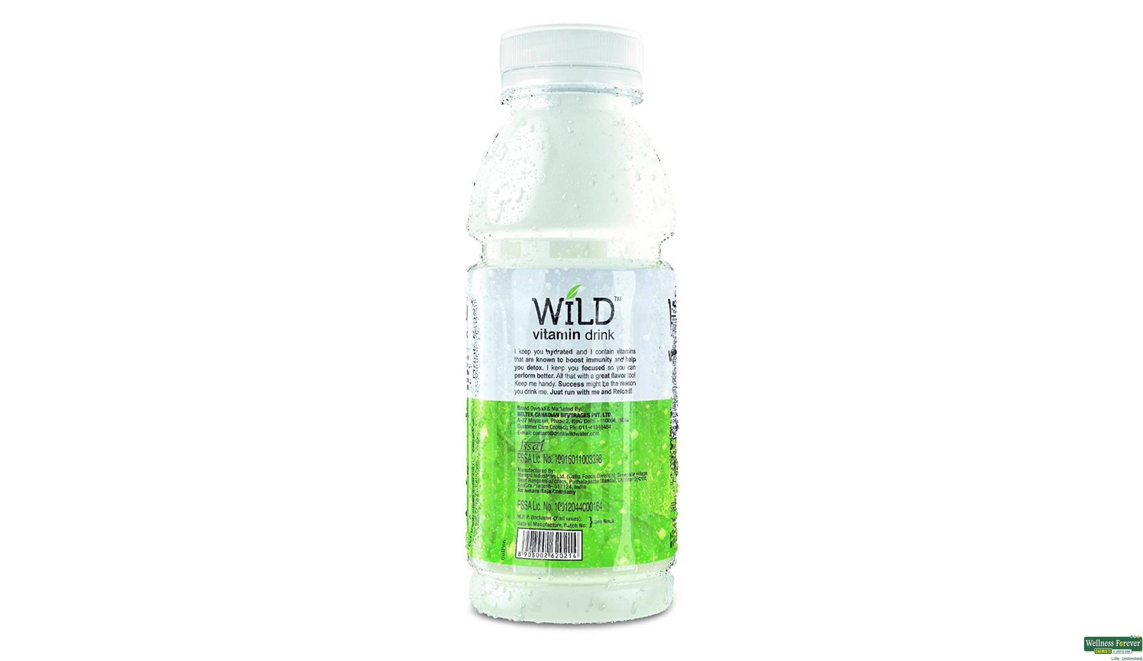 WILD VITAMIN WATER LEMONADE 300ML- 2, 300ML, 