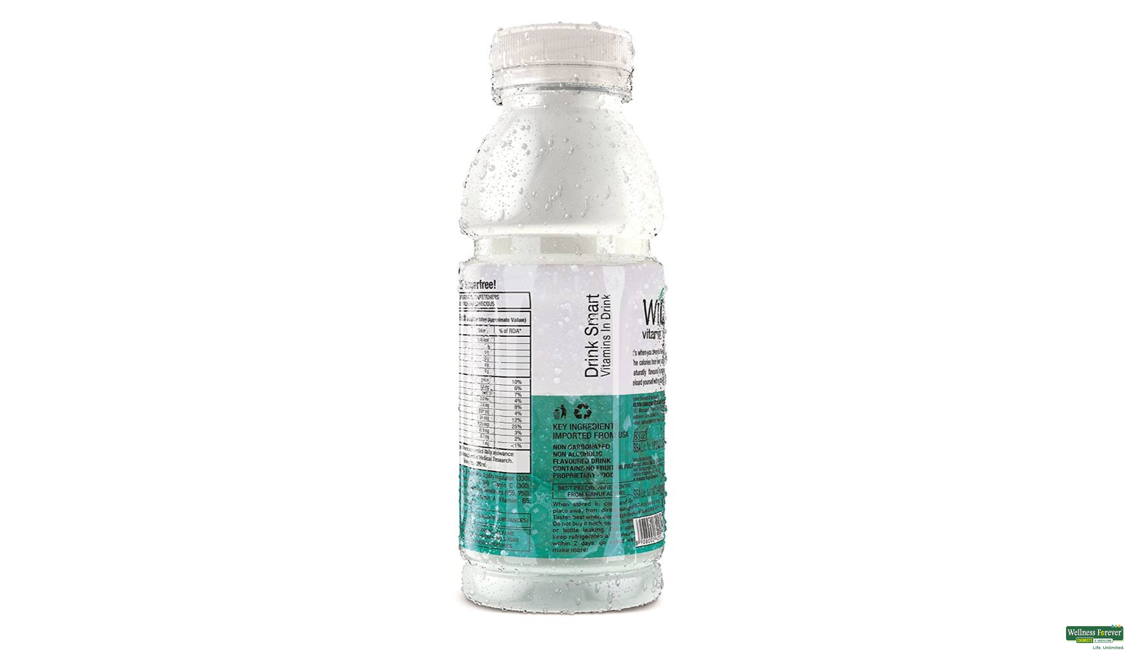 WILD VITAMIN WATER LEMONADE ZERO 300ML- 4, 300ML, 