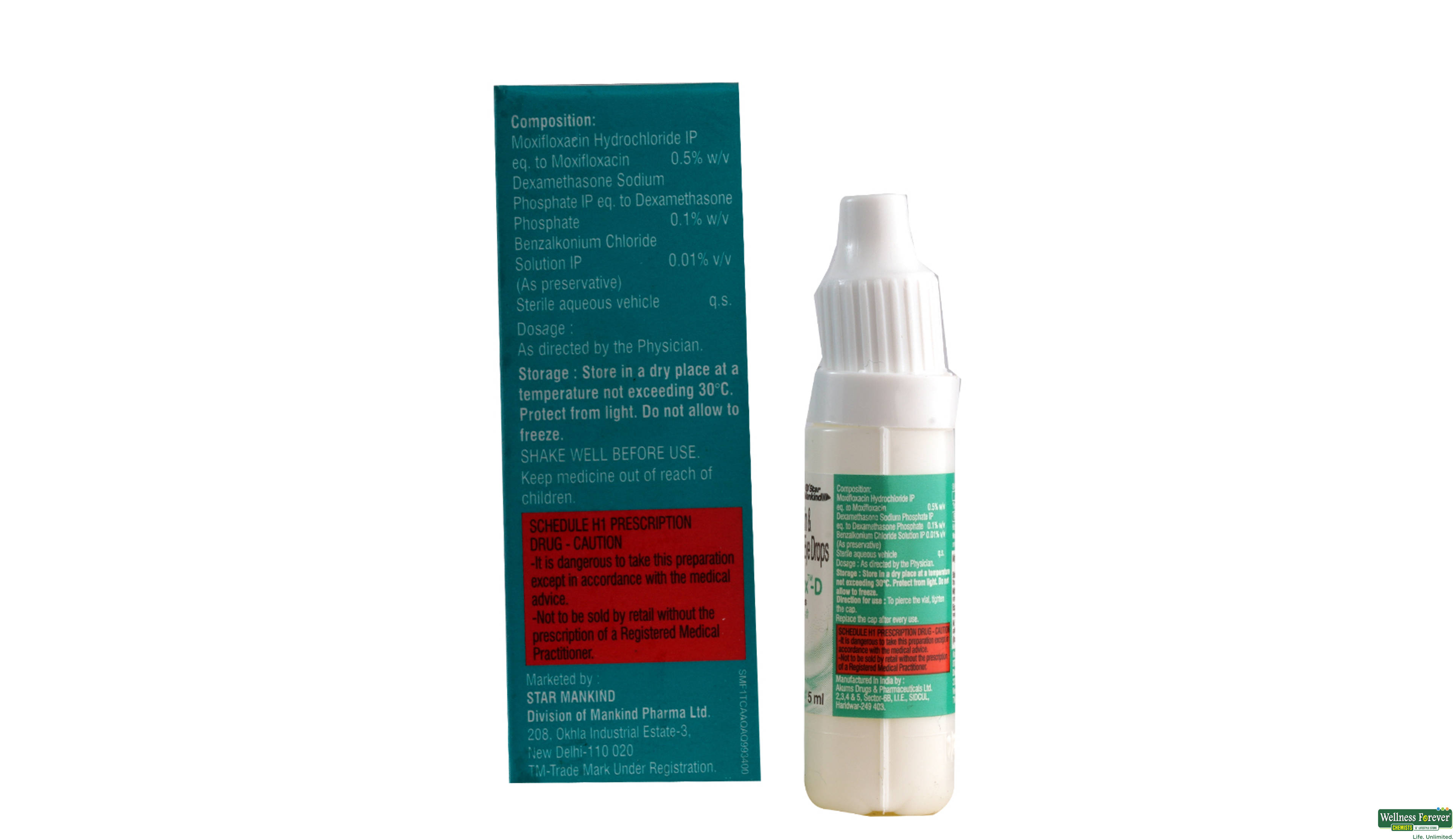 MAHAFLOX-D E/DROP 5ML- 2, 5ML, 
