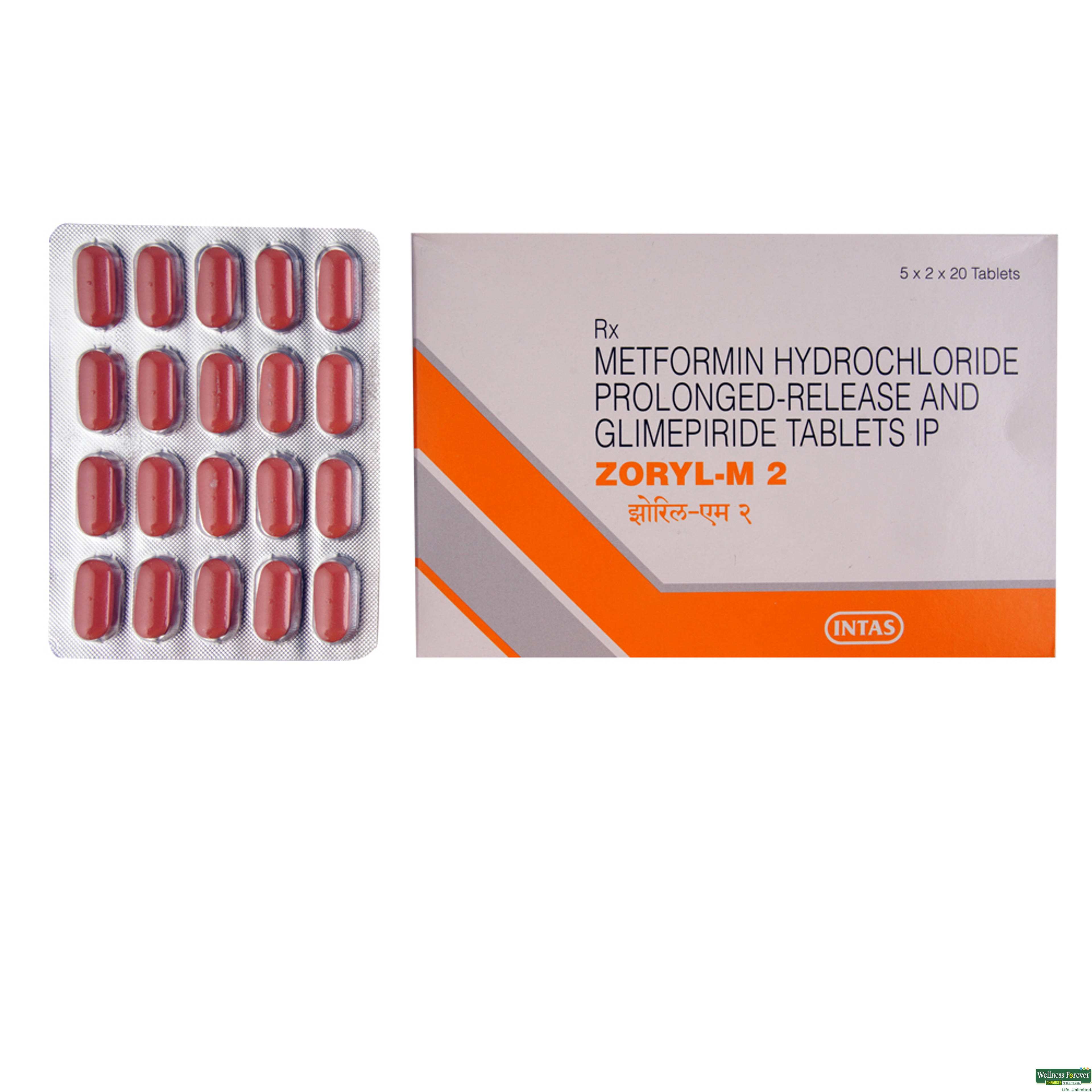 Zoryl M2 20 Tablets-image