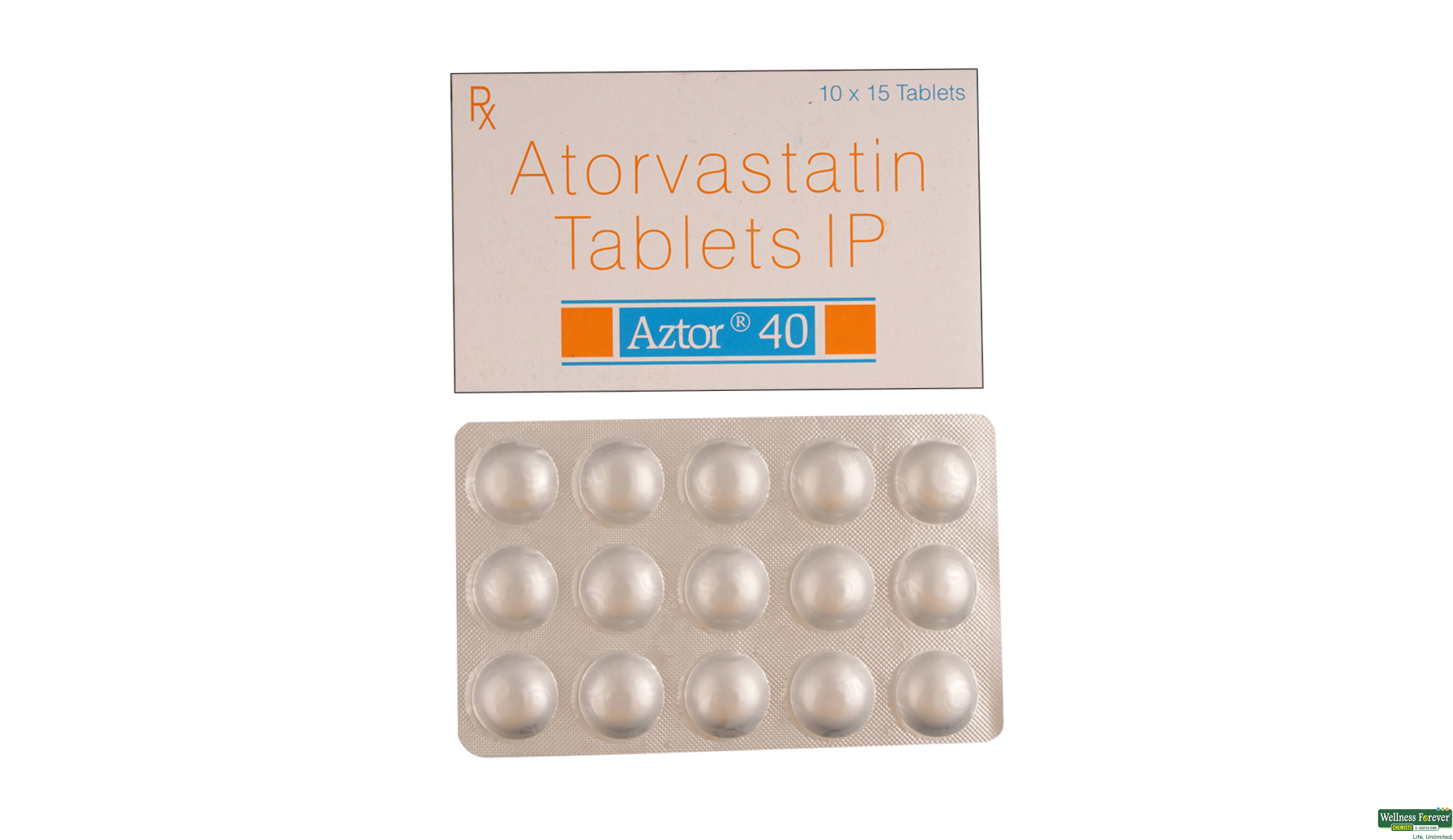 AZTOR 40MG 15TAB- 1, 15TAB, 