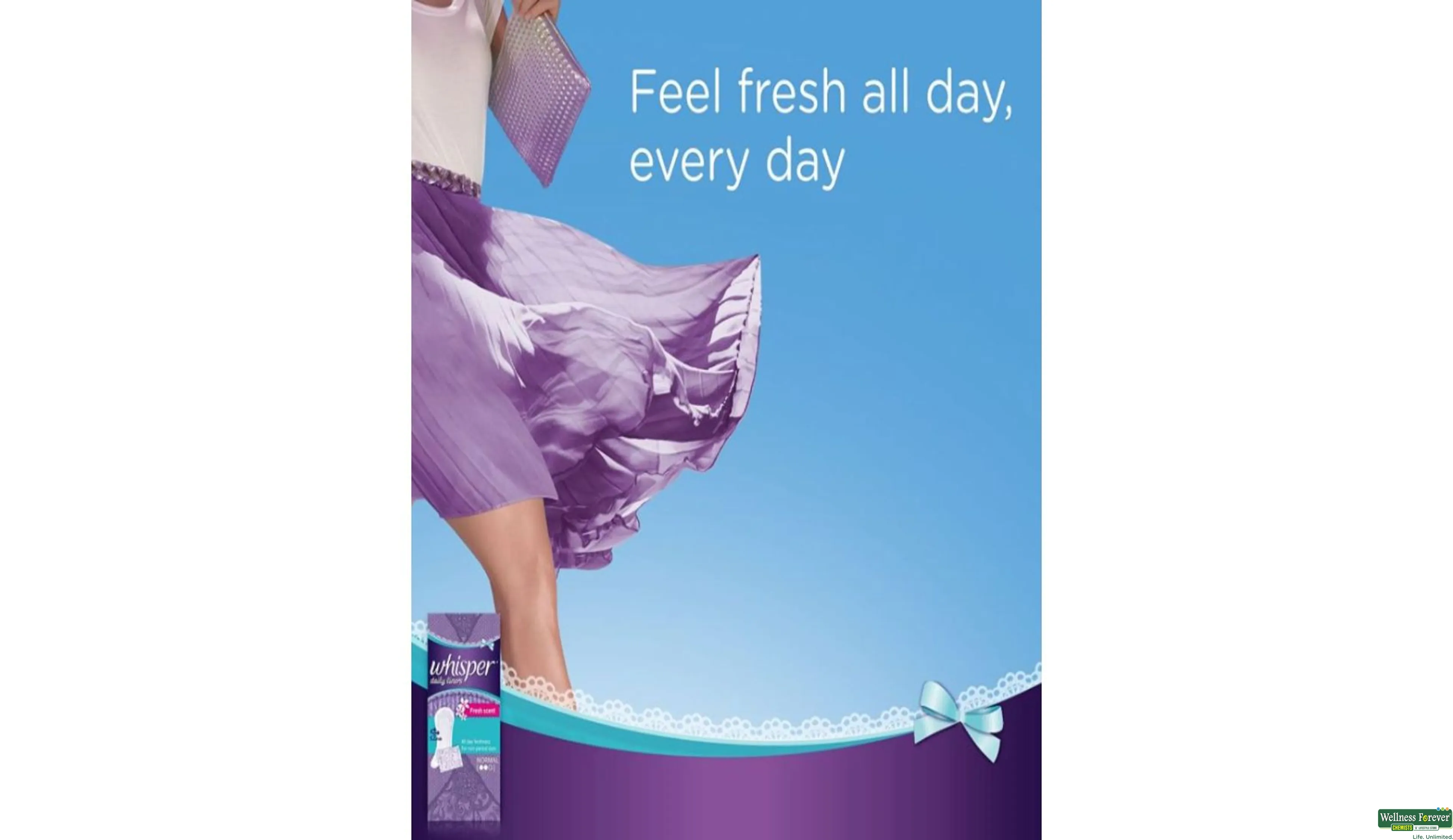 Whisper pantyliner 2024