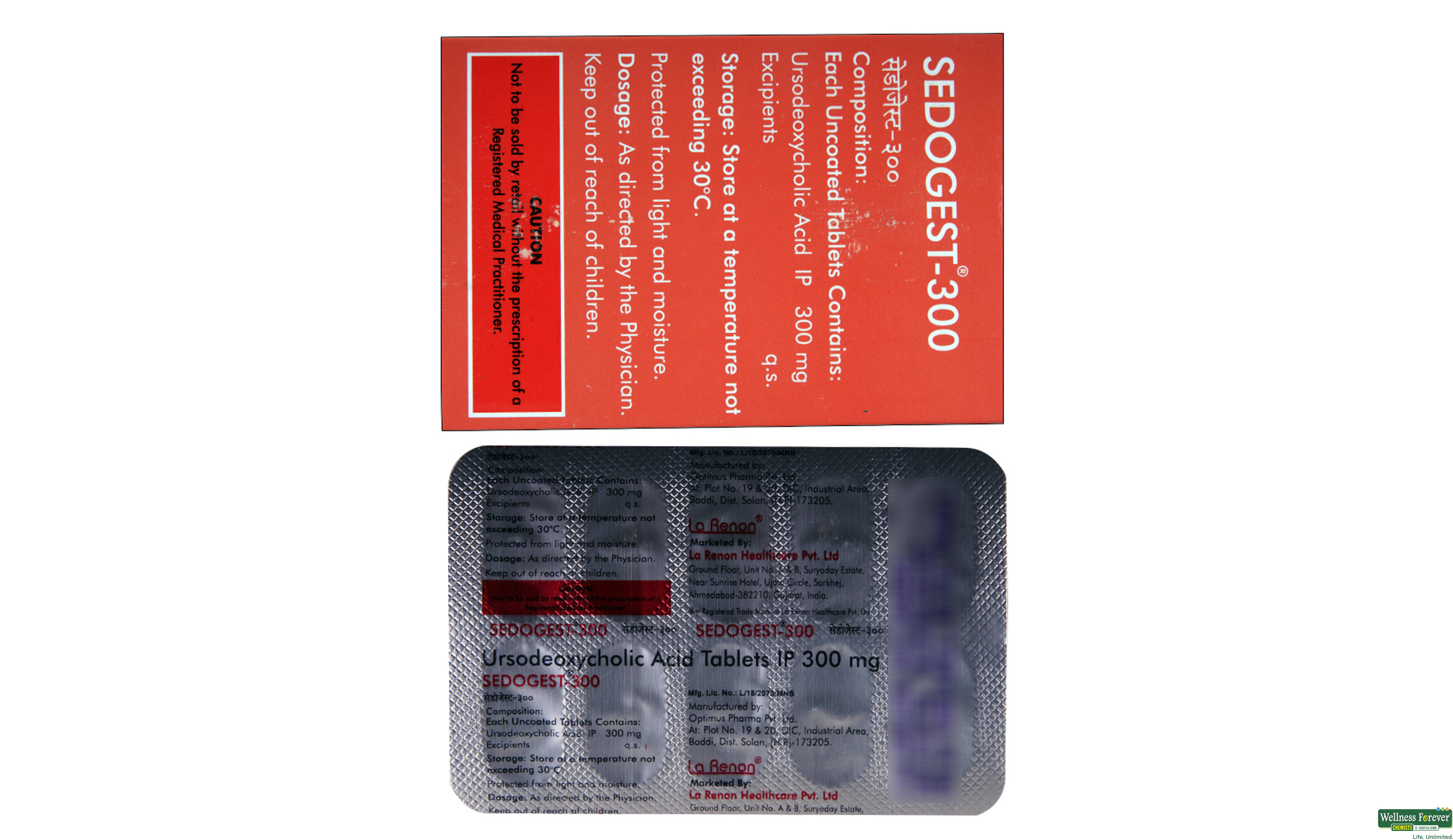 SEDOGEST 300MG 10TAB- 2, 10TAB, 