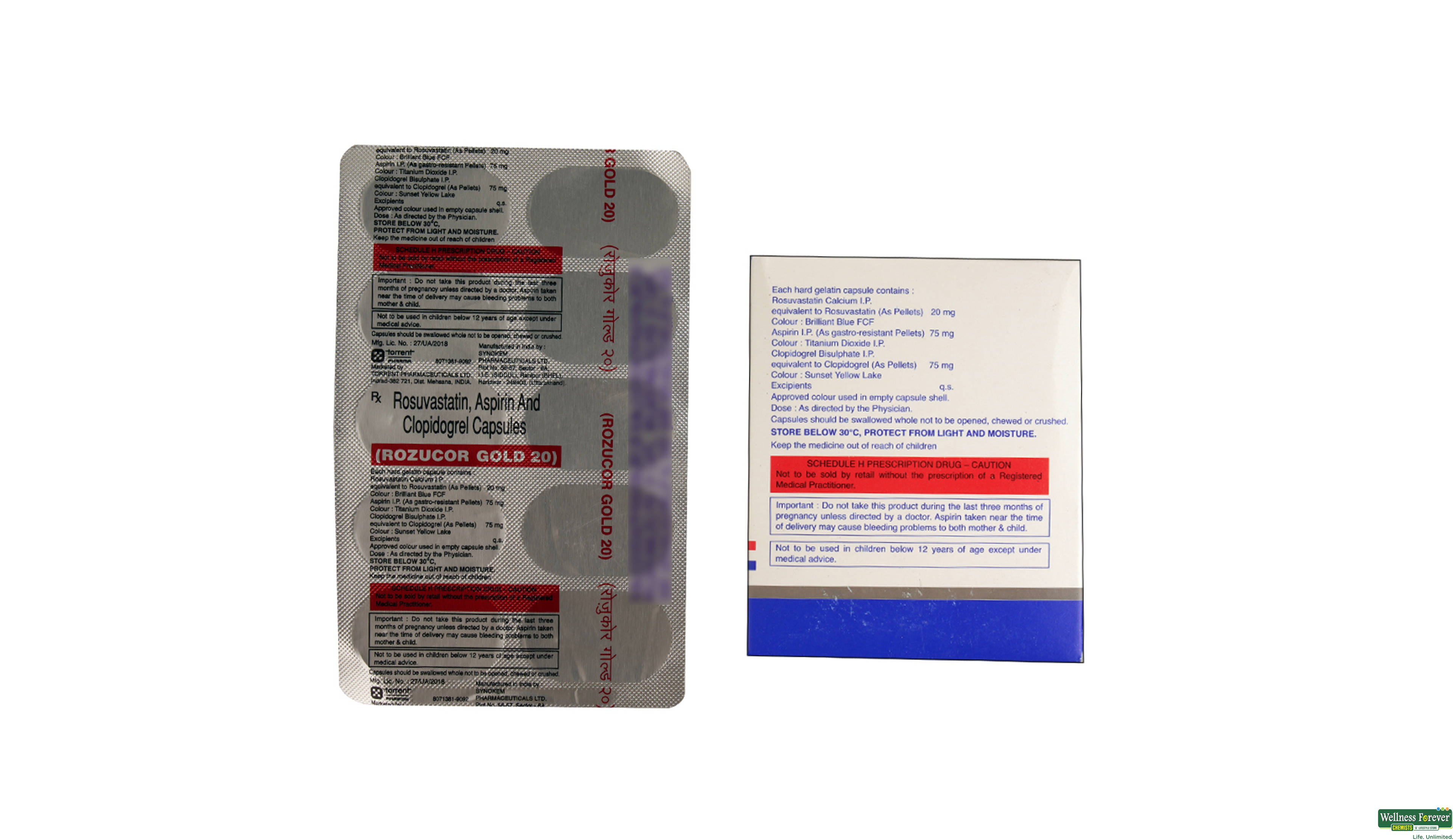 ROZUCOR-GOLD 20MG 10CAP- 2, 10CAP, 