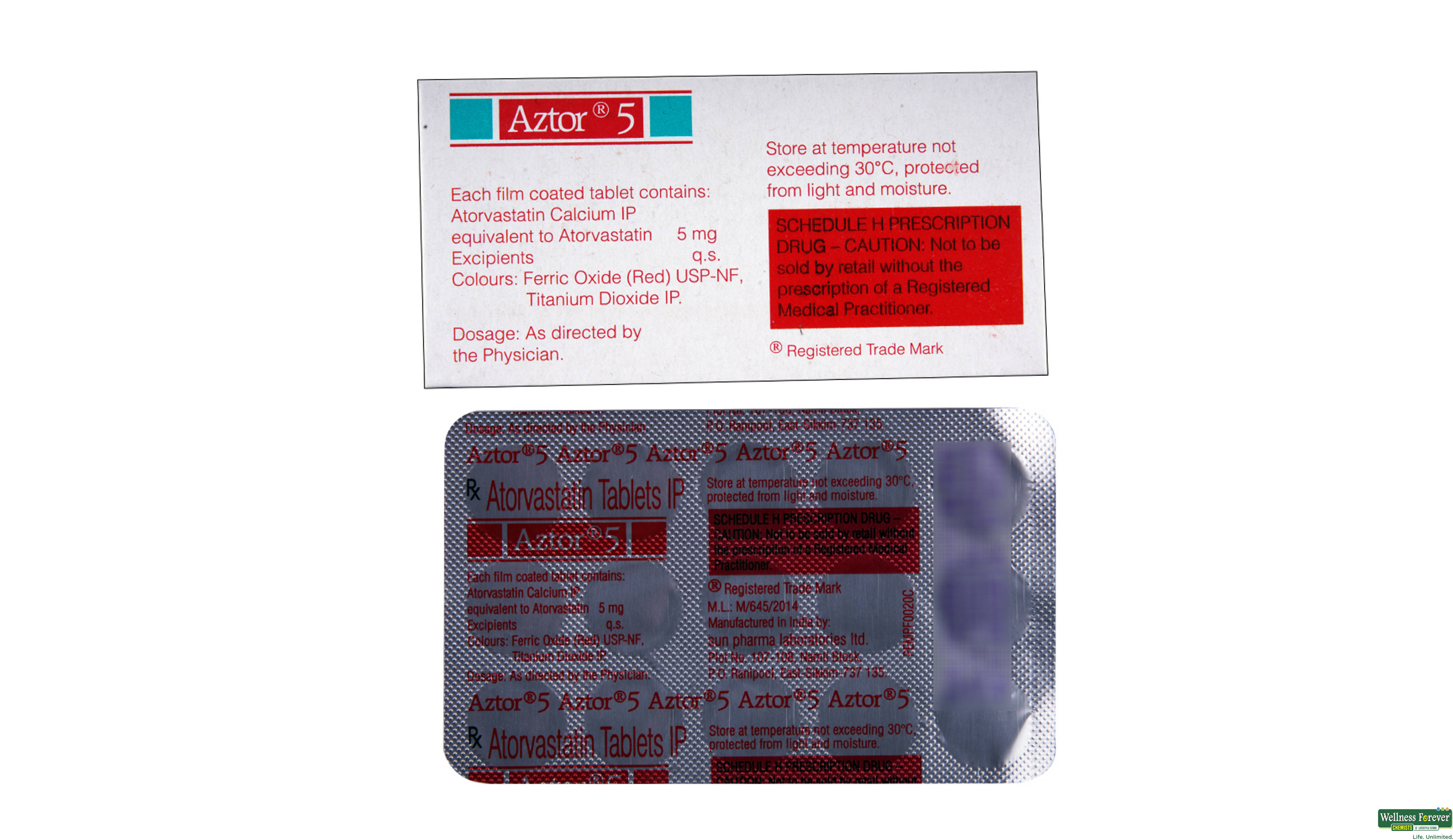 AZTOR 5MG 15TAB- 2, 15TAB, 