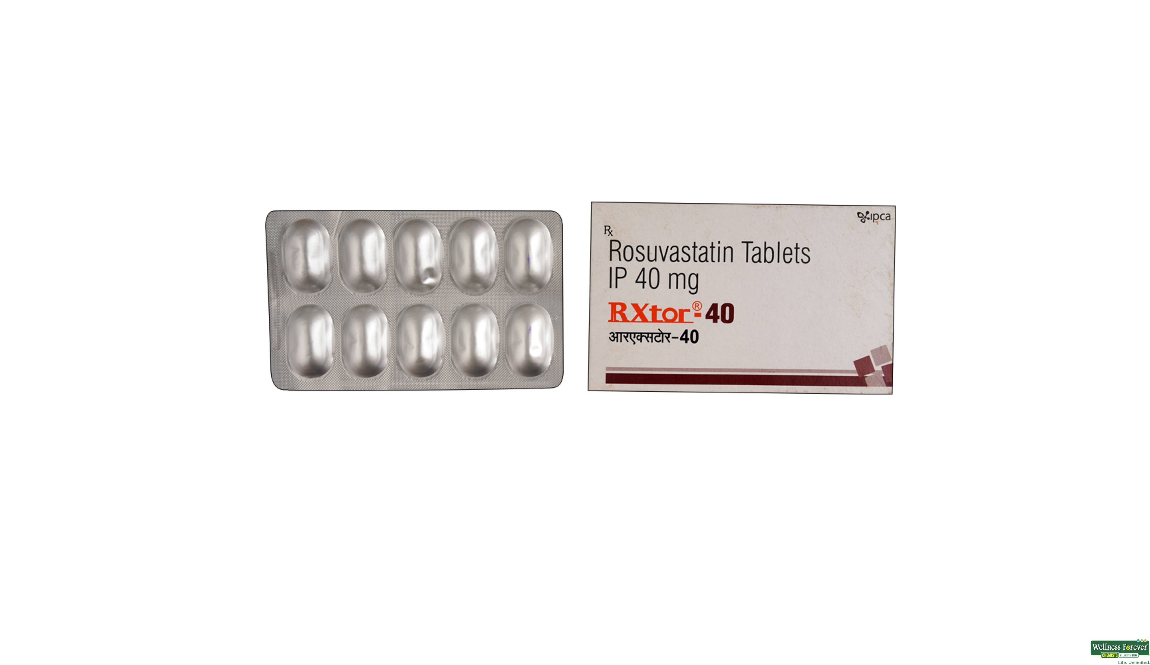 RXTOR 40MG 10TAB- 1, 10TAB, 