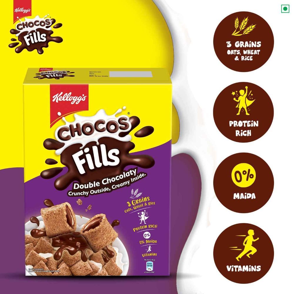 Kellogg's Corn Flakes Original, 250gms Pack + Chocos Crunchy Bites, 375gms  Pack : : Grocery & Gourmet Foods