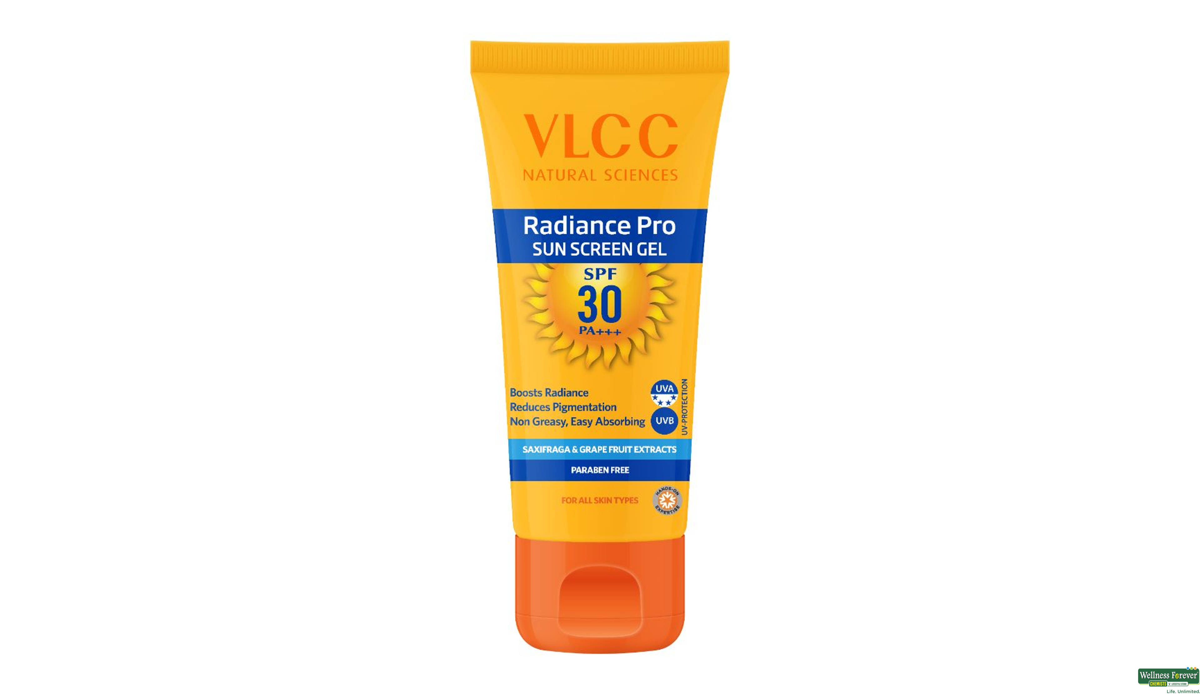 VLCC B/GEL RADIANCE PRO SPF30 100GM- 1, 100GM, null