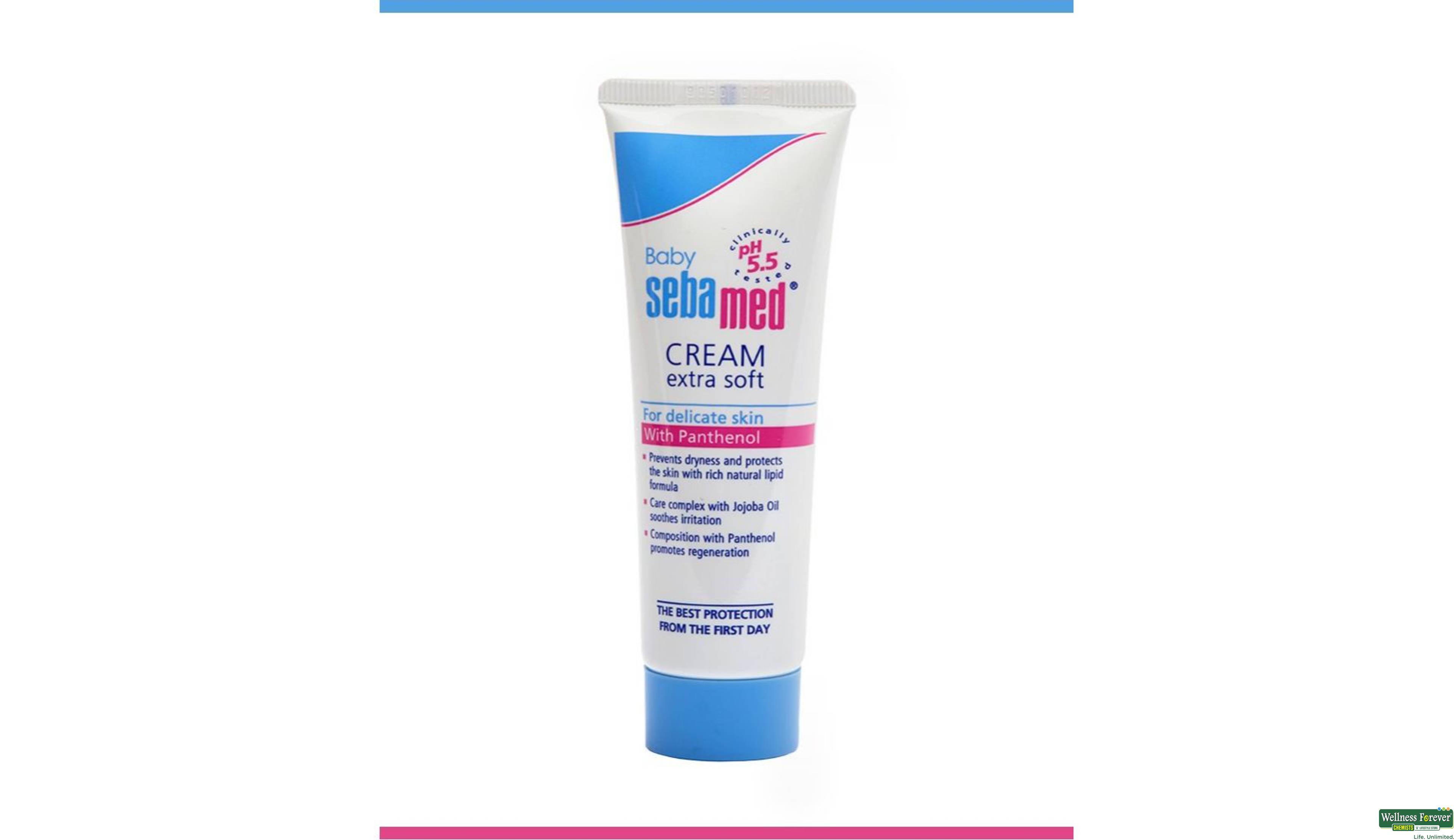 SEBAMED BABY CREAM EXTRA SOFT 50GM- 2, 50GM, null