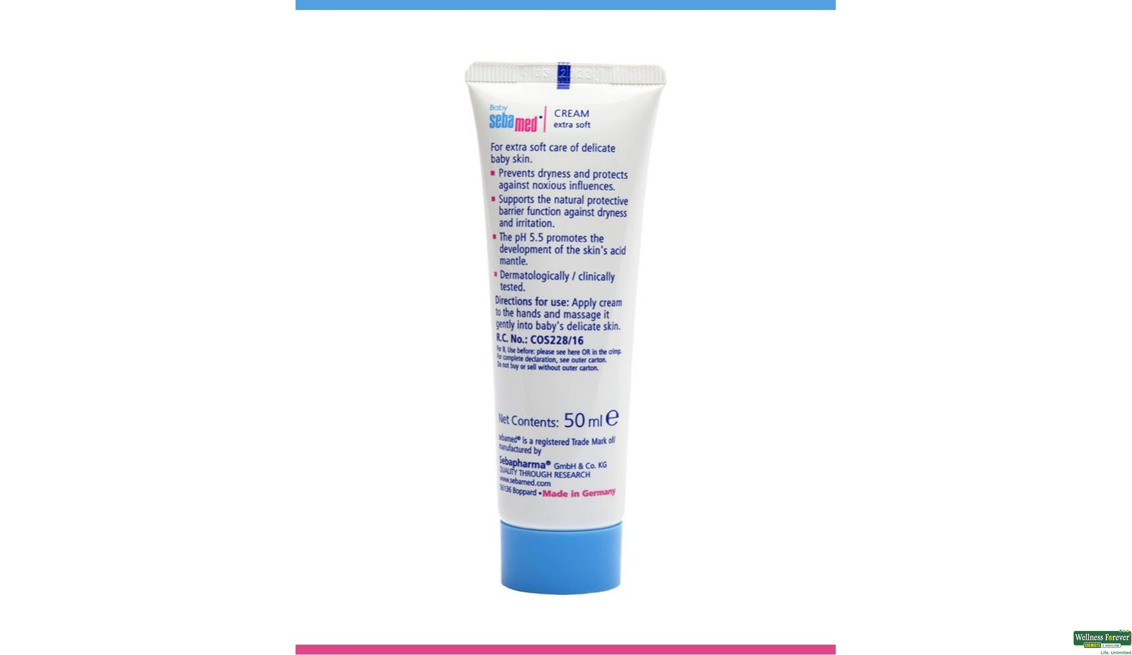 SEBAMED BABY CREAM EXTRA SOFT 50GM- 3, 50GM, null