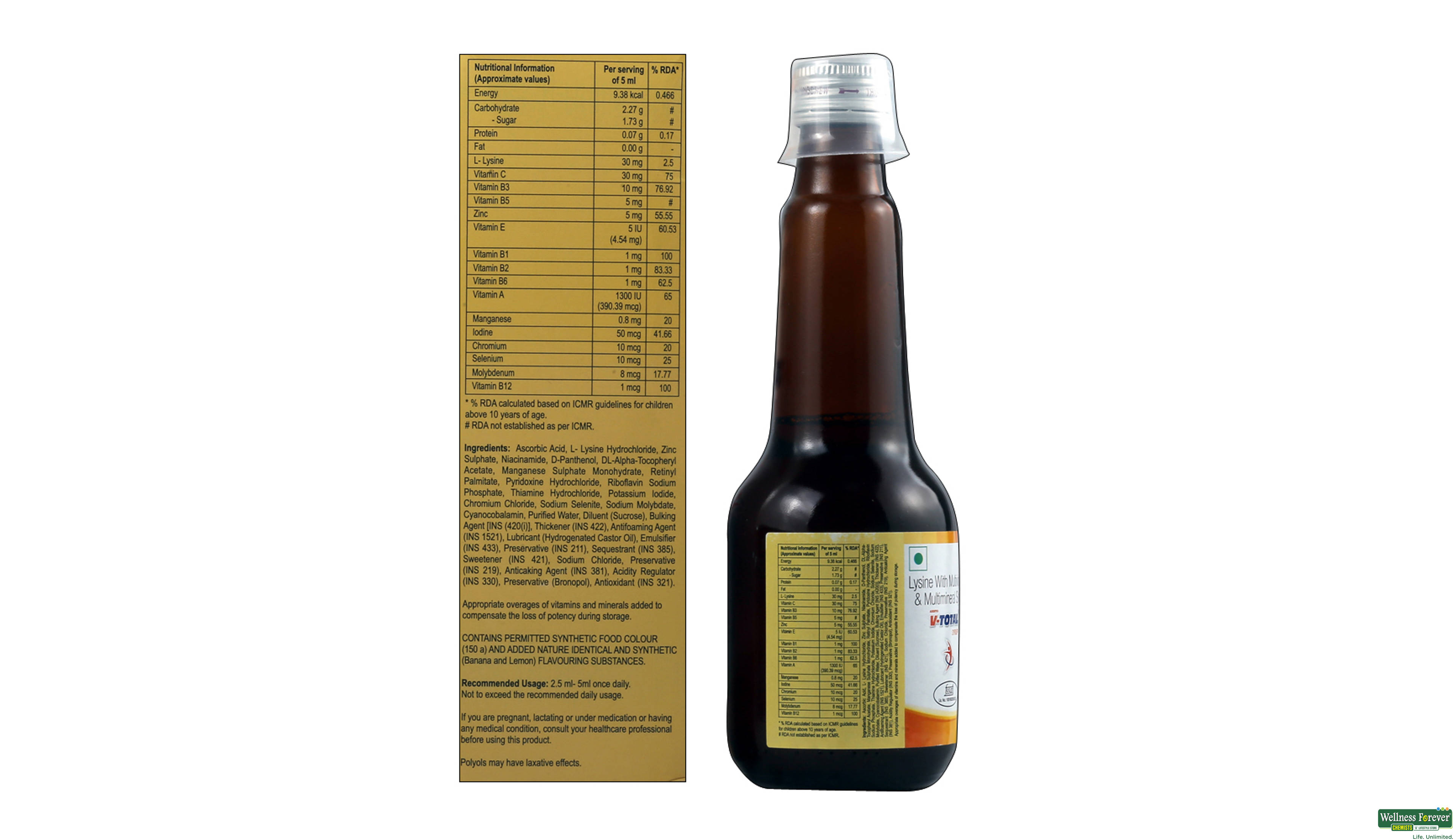 V-TOTAL SYP 200ML- 2, 200ML, 