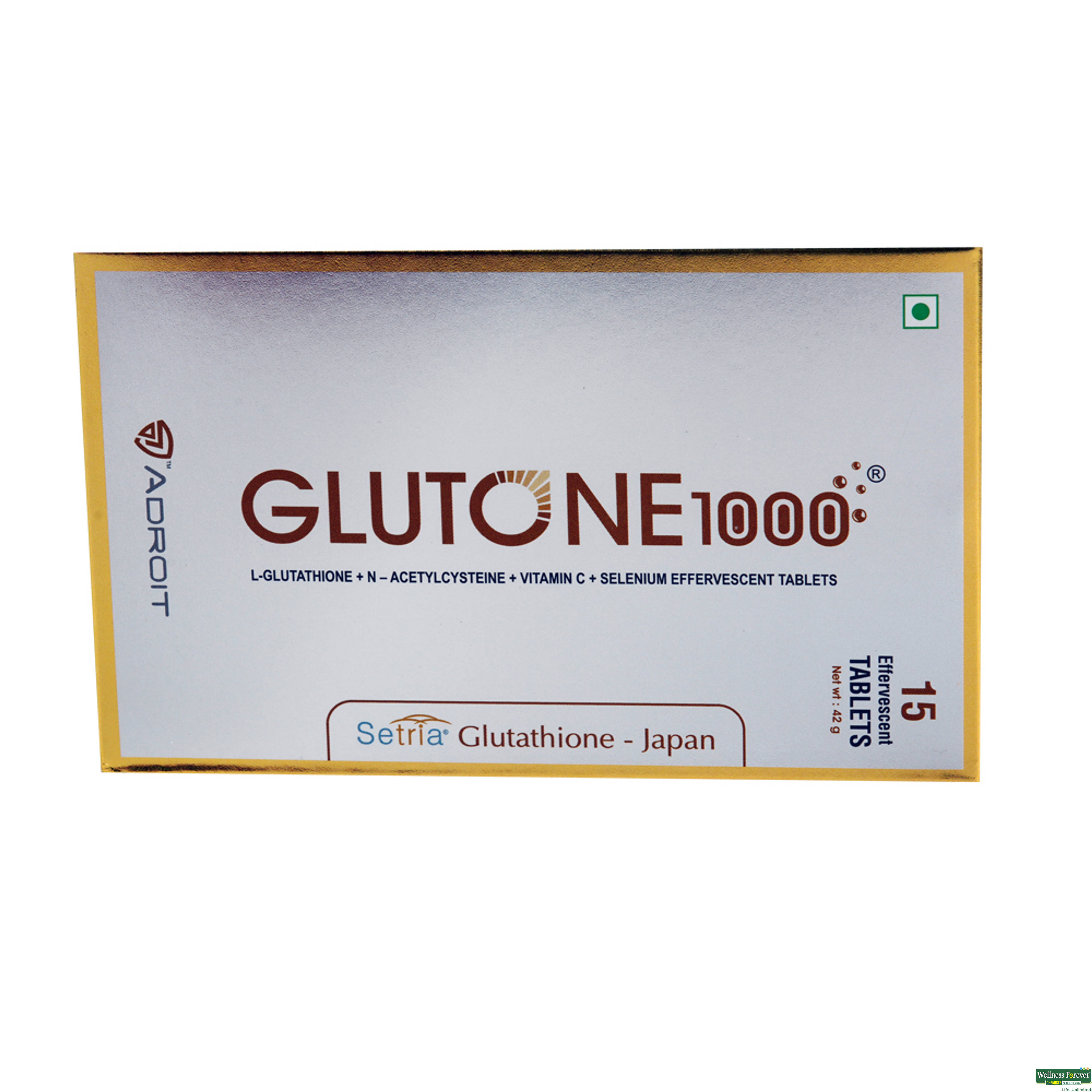 GLUTONE 1000MG 15TAB-image